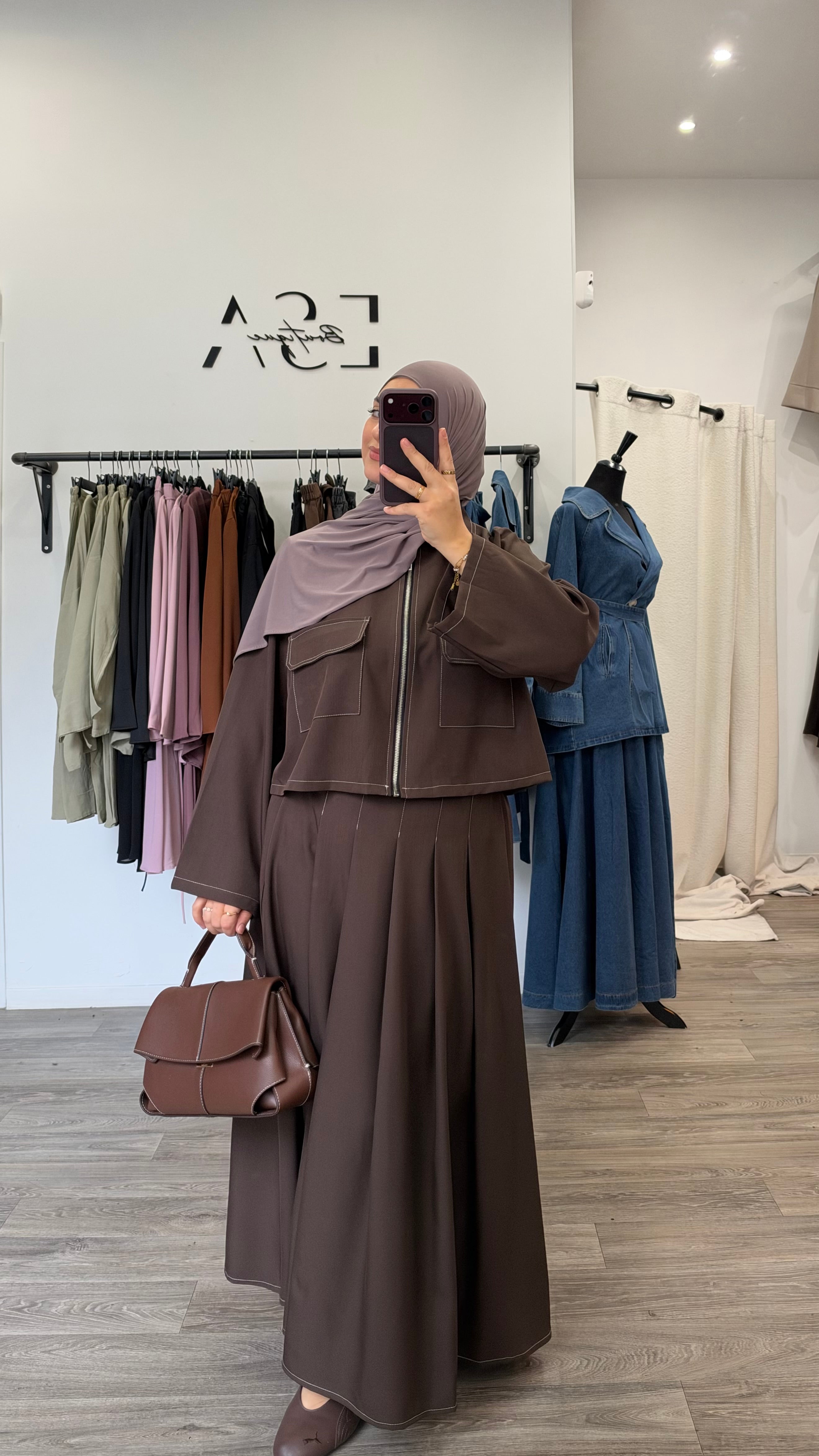 Set jupe blouson
