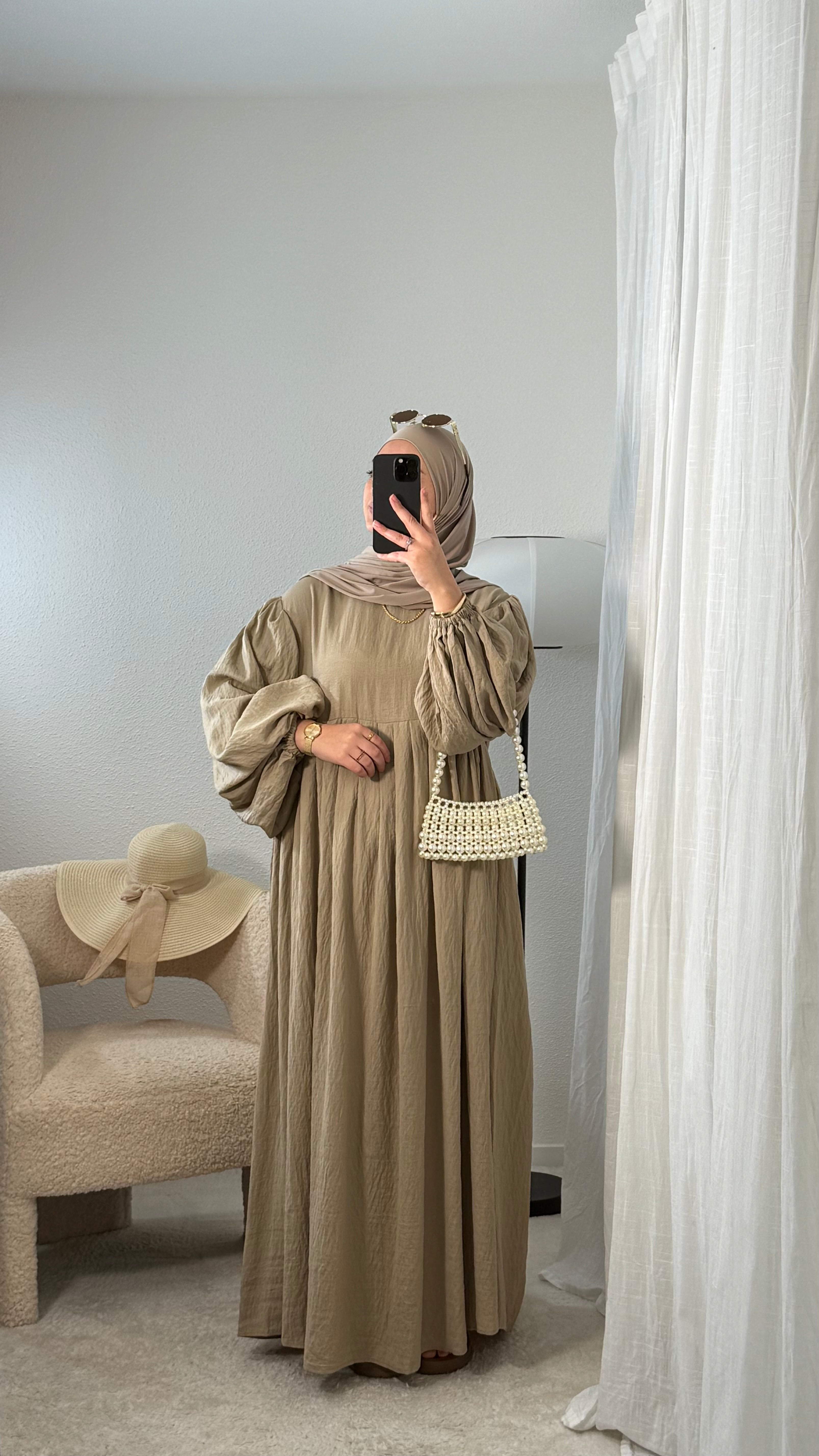 Abaya Lin Plissée PREMIUM