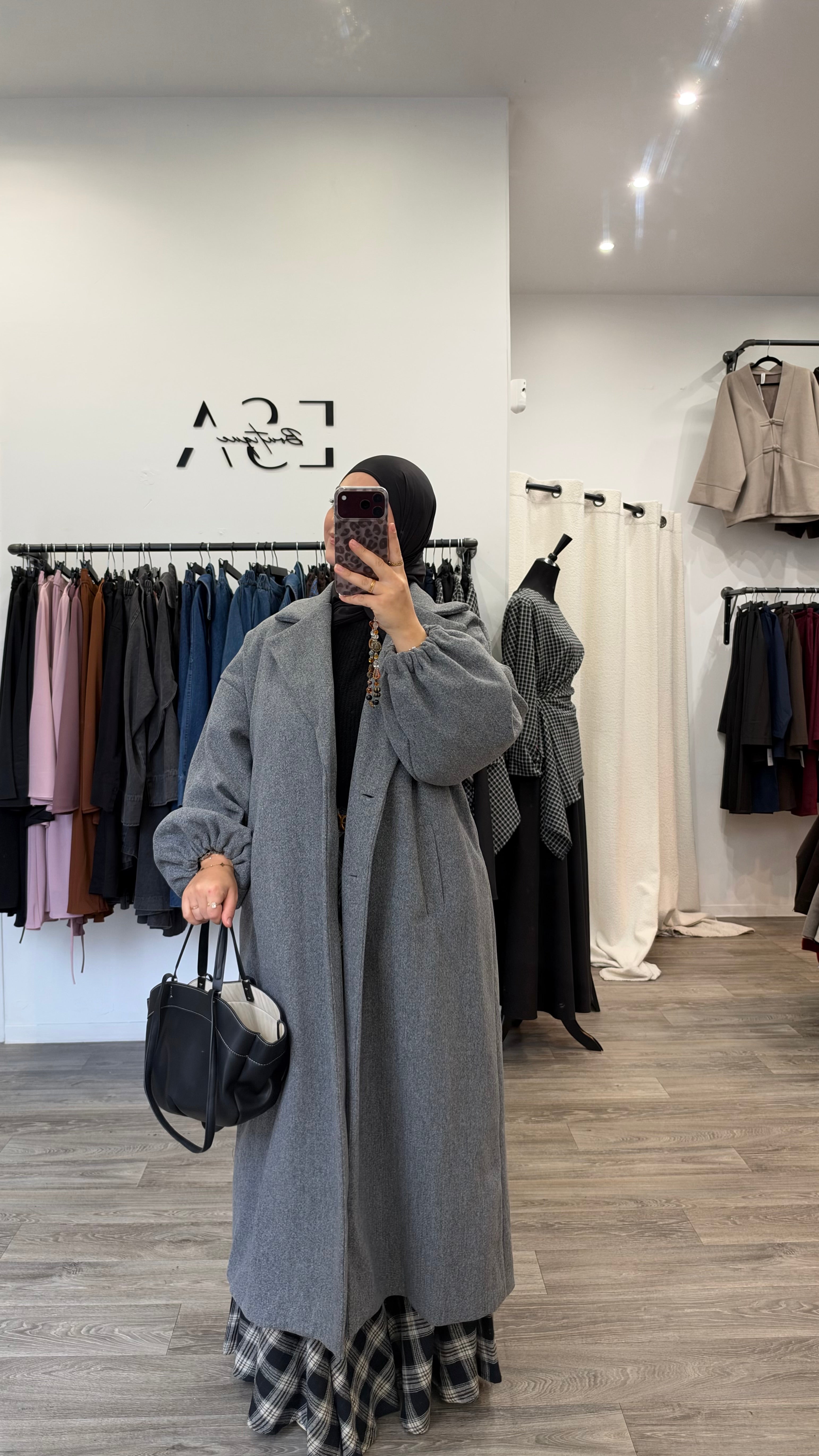 Manteau manche ballon
