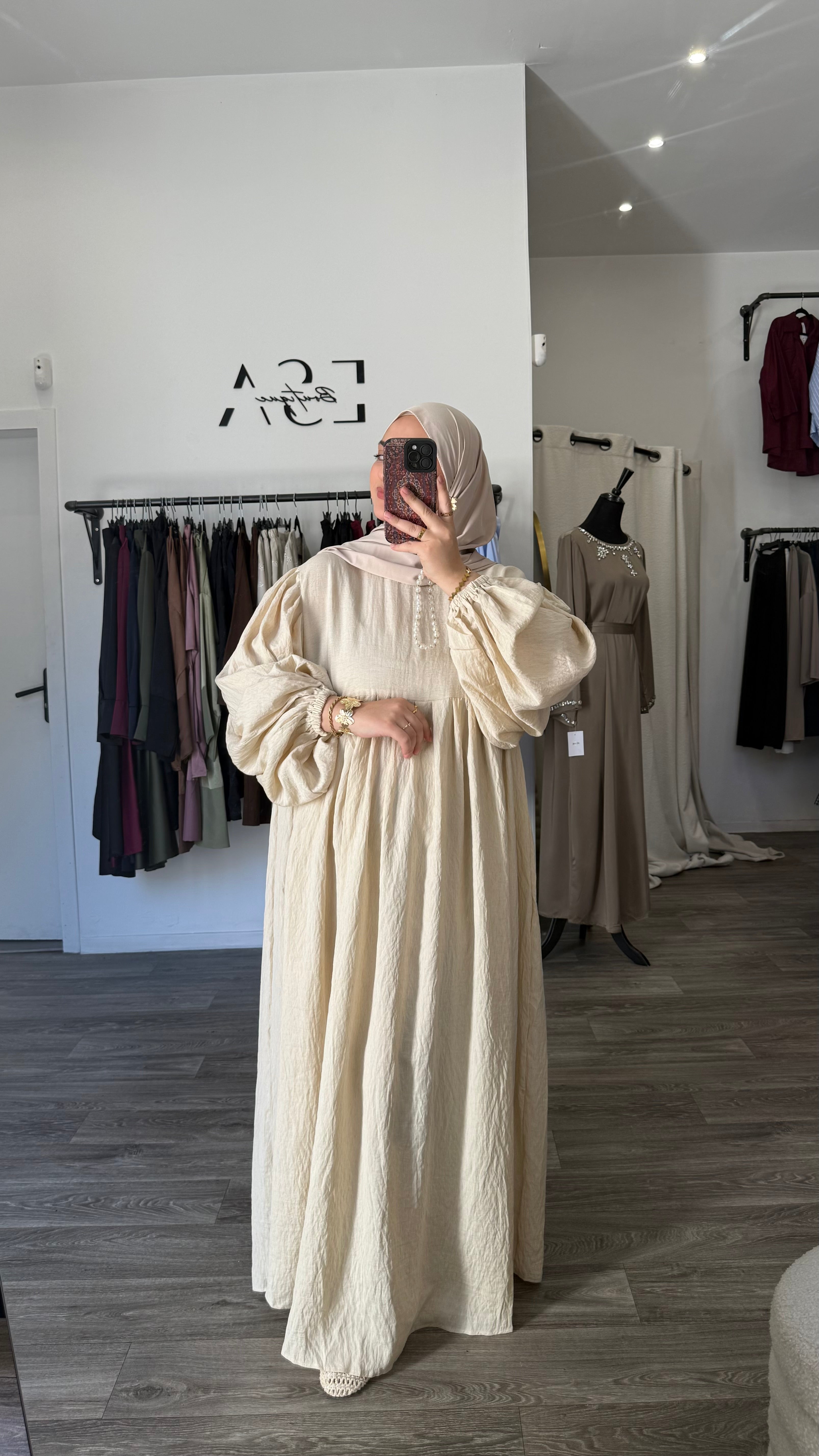 Abaya Lin Plissée PREMIUM
