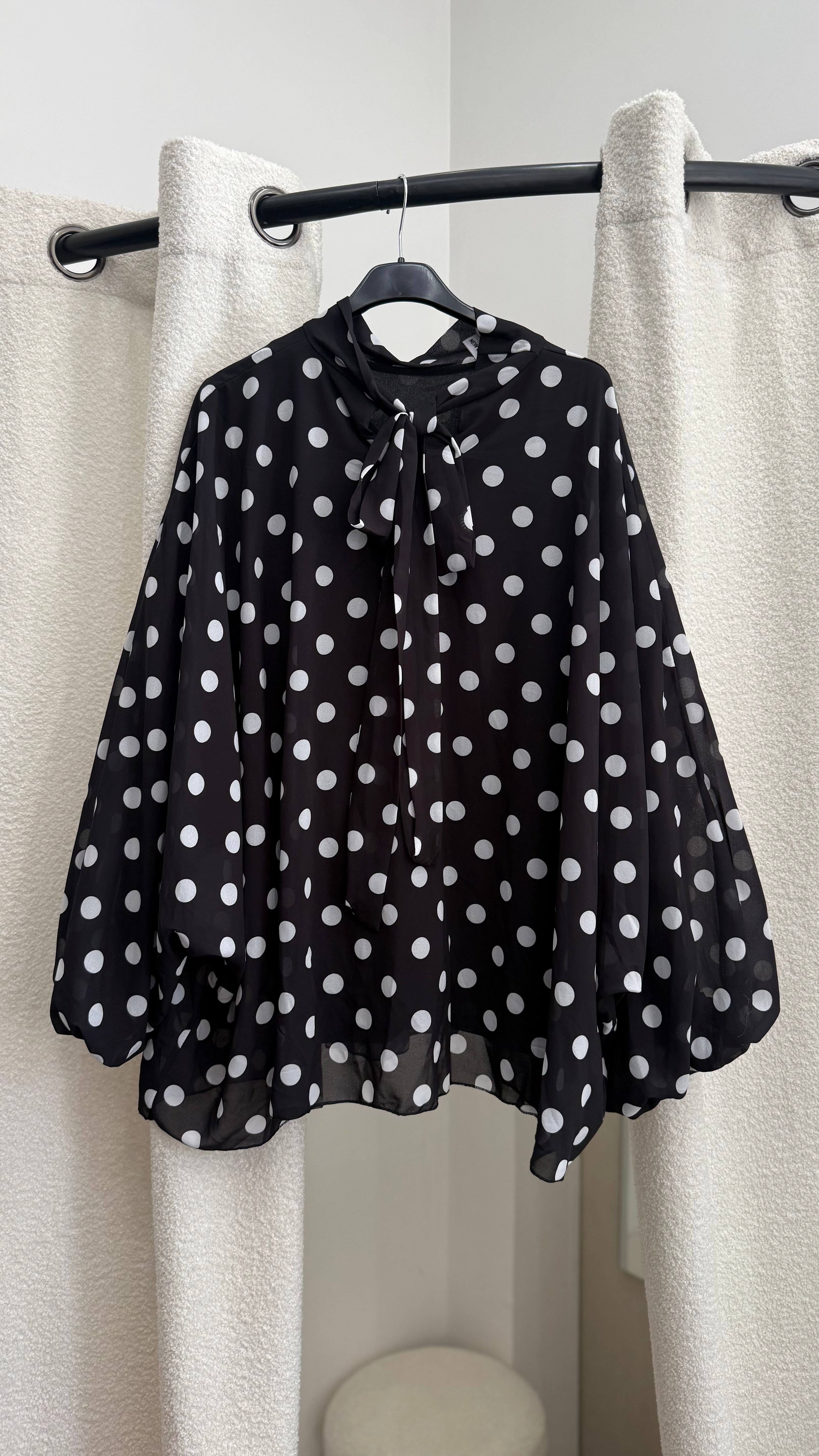Blouse à pois