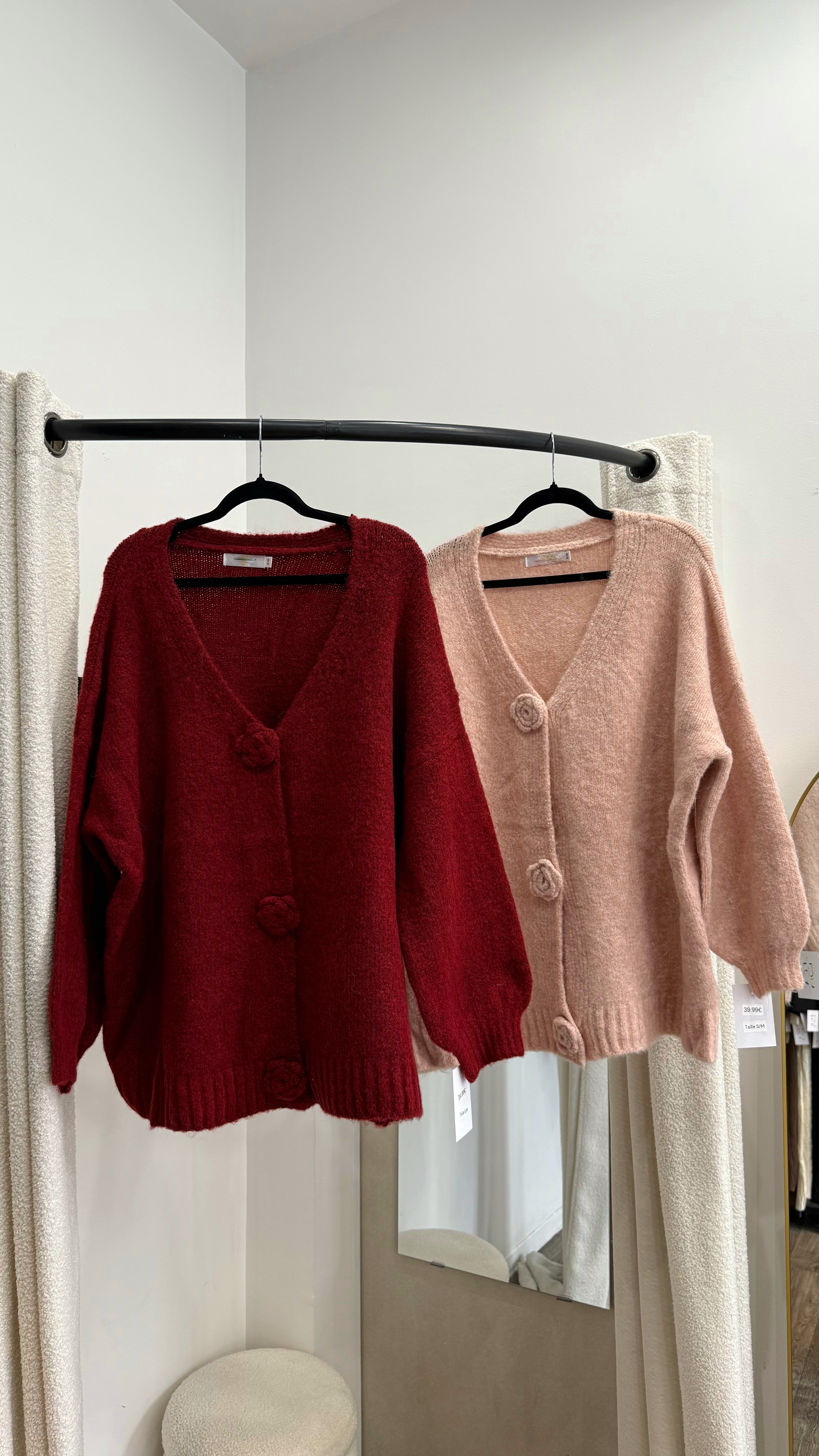 Cardigan Premium Rose