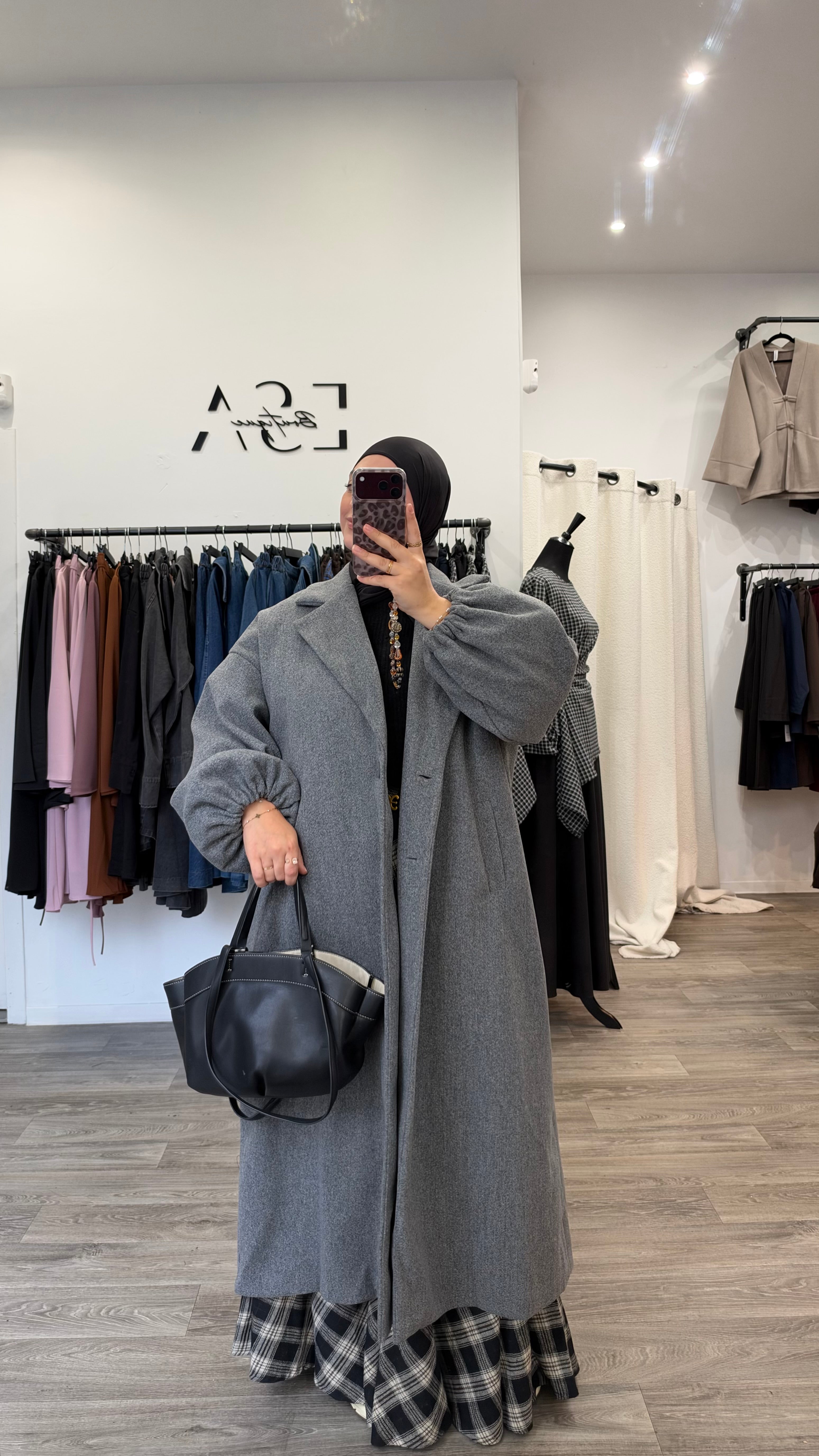 Manteau manche ballon