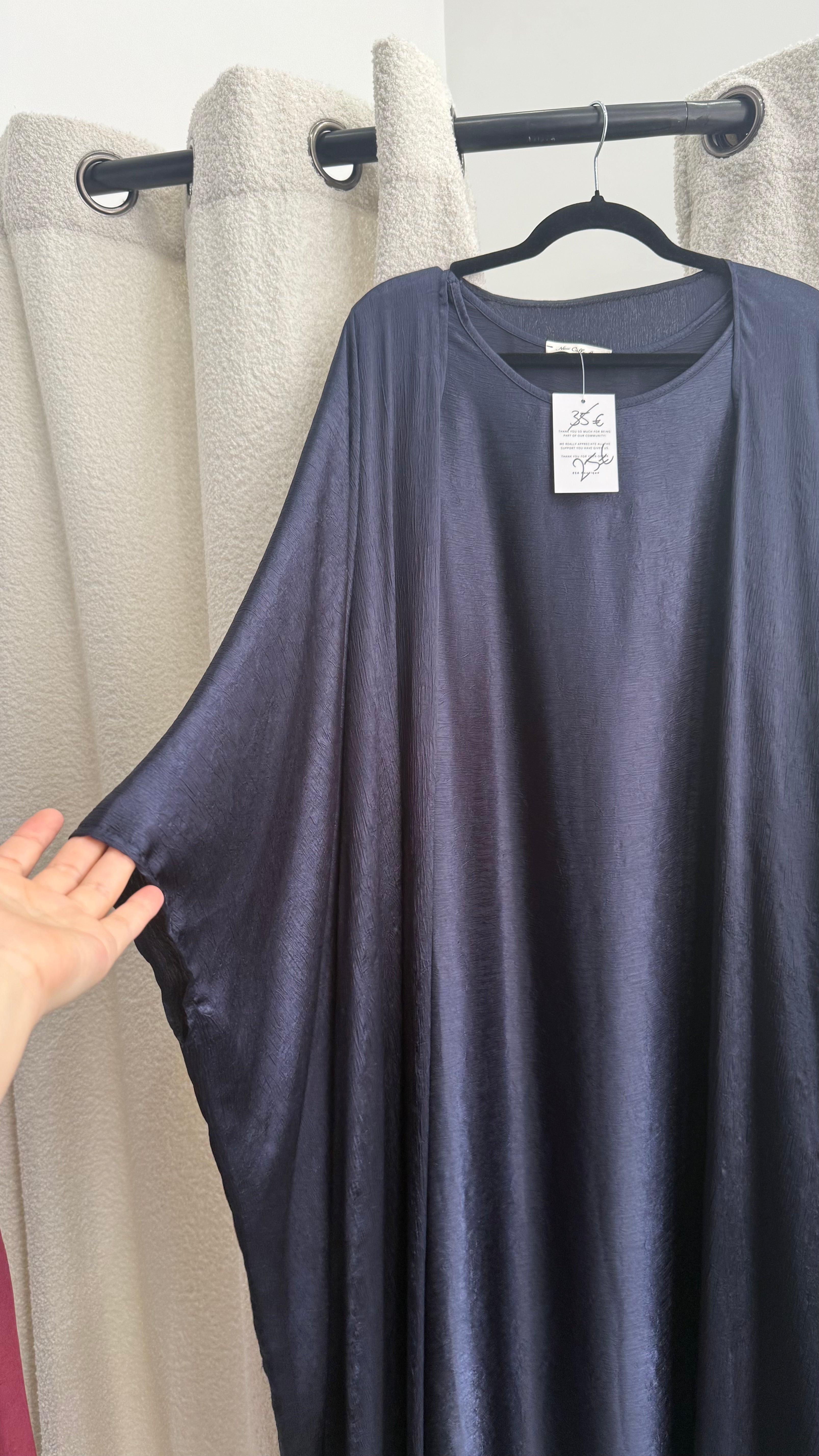 Set kimono satin