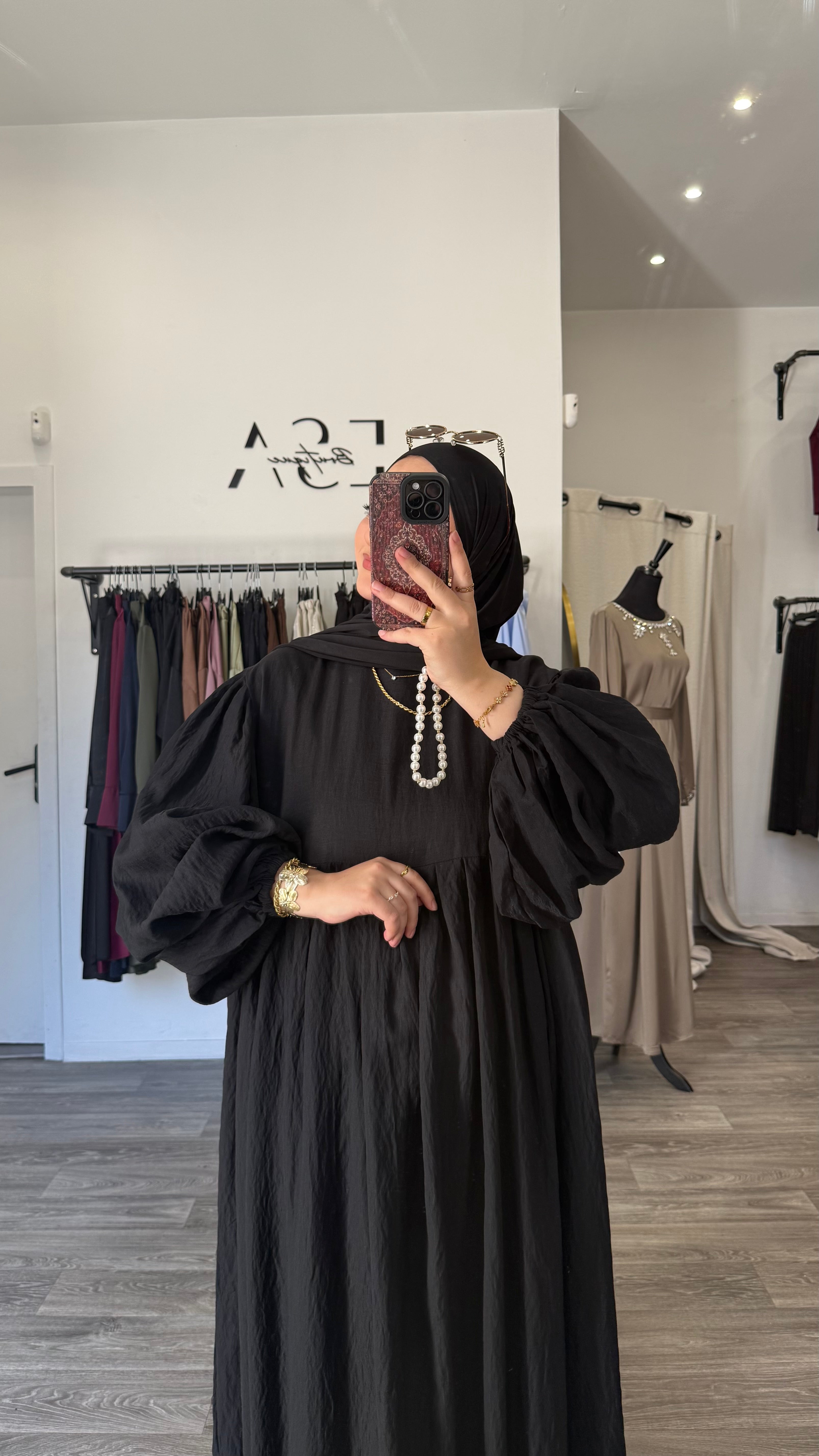 Abaya Lin Plissée PREMIUM