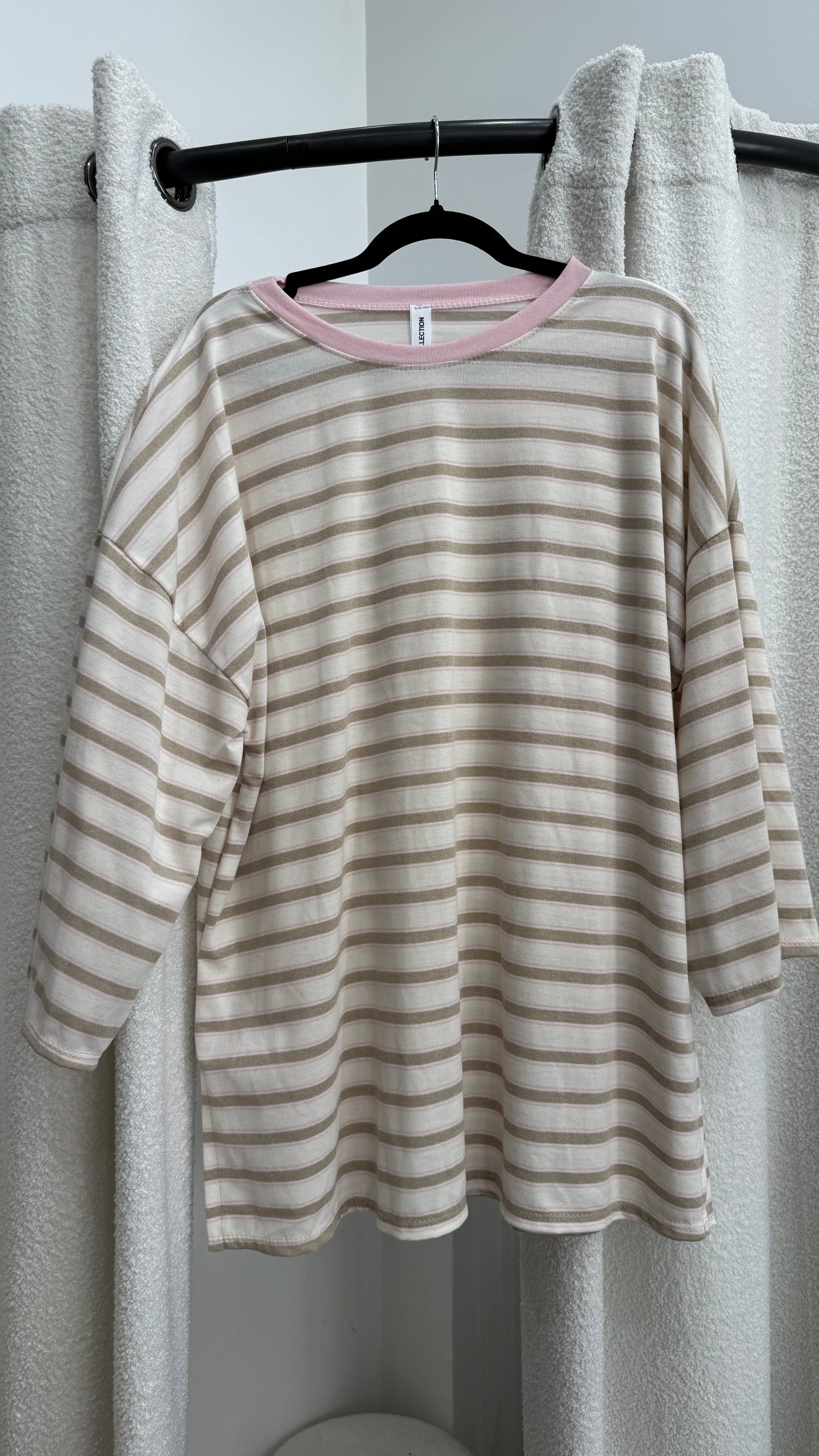 Pull marinière coton