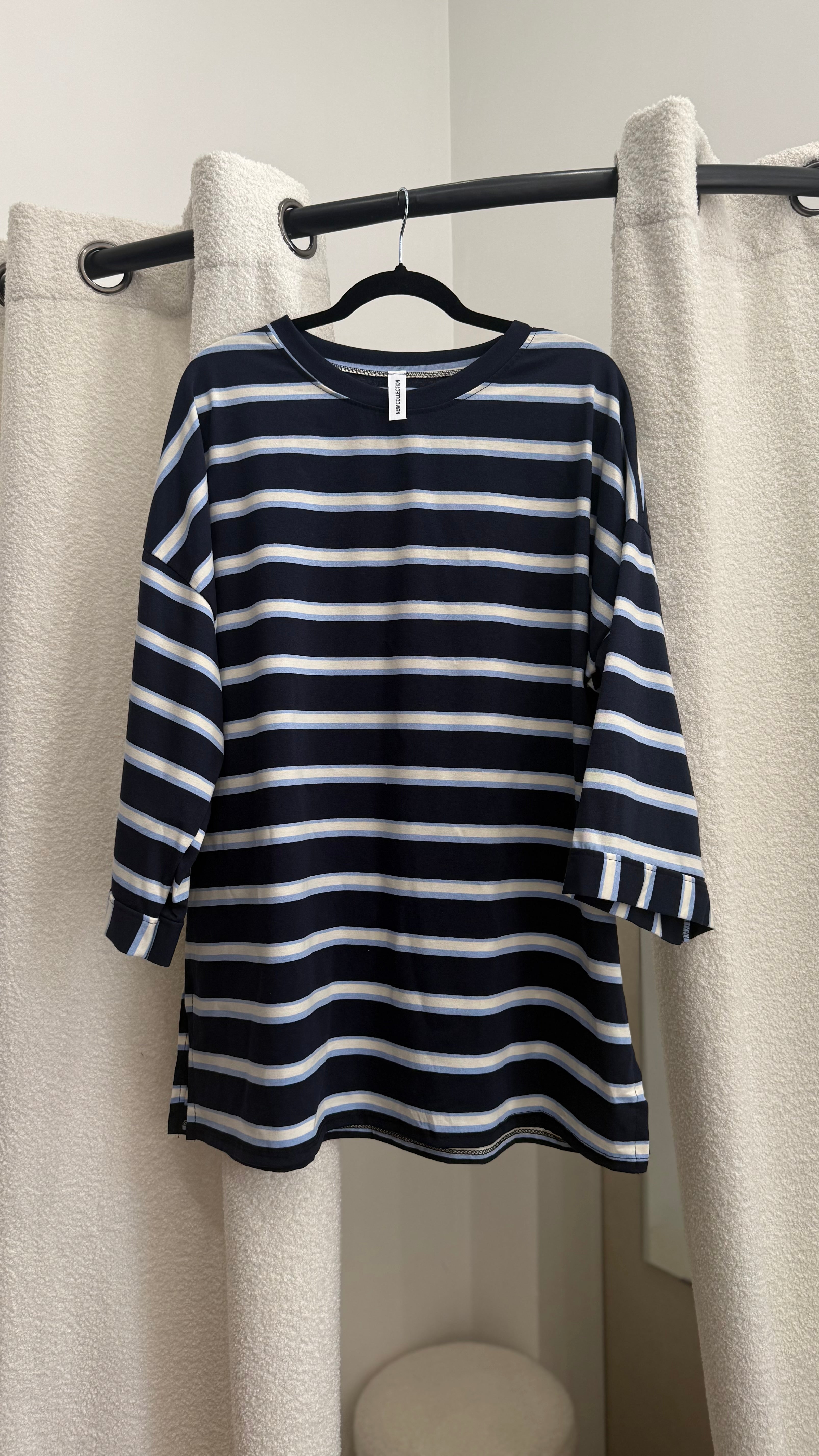 Pull marinière coton