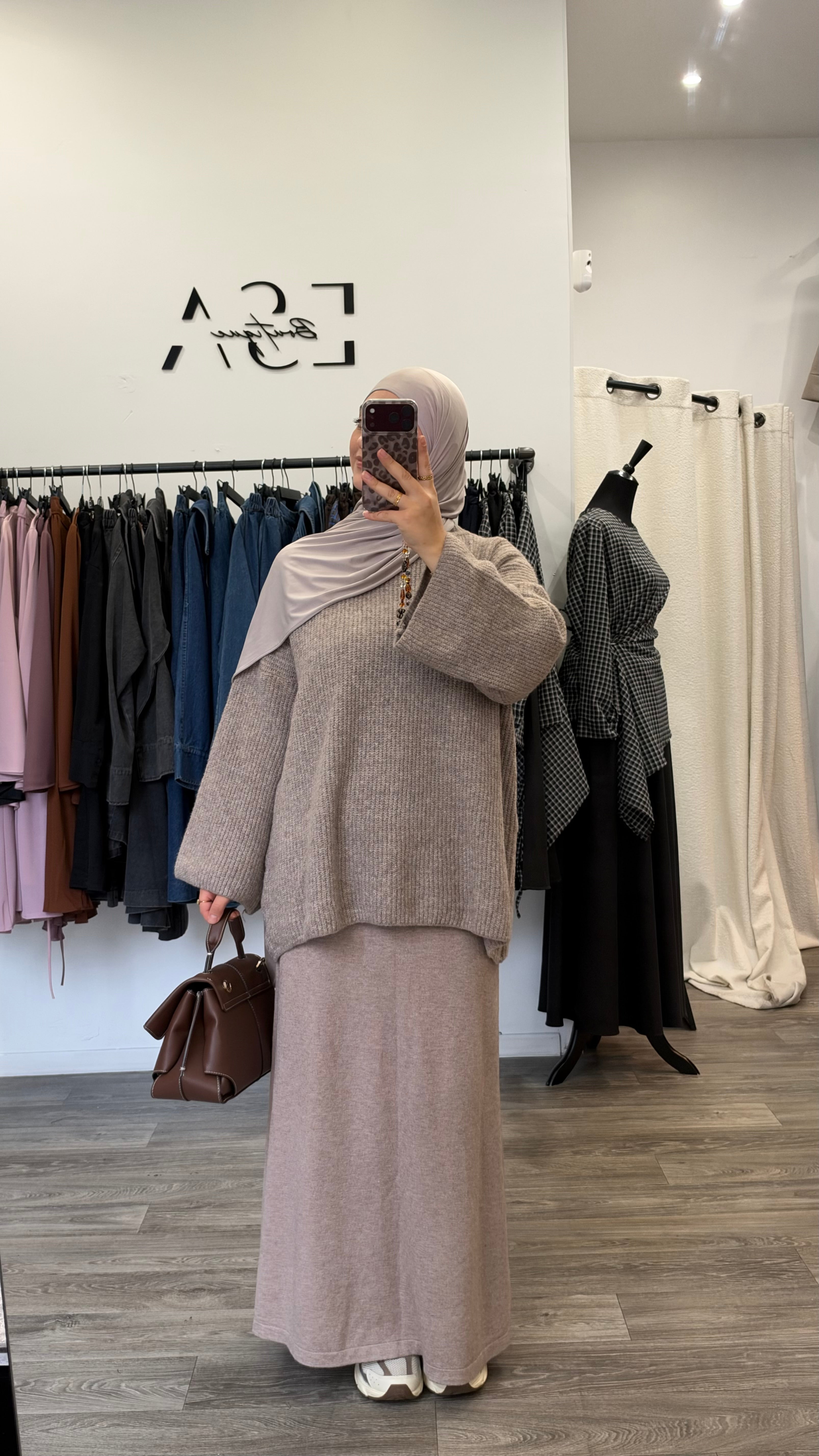 Jupe Viscose Laine