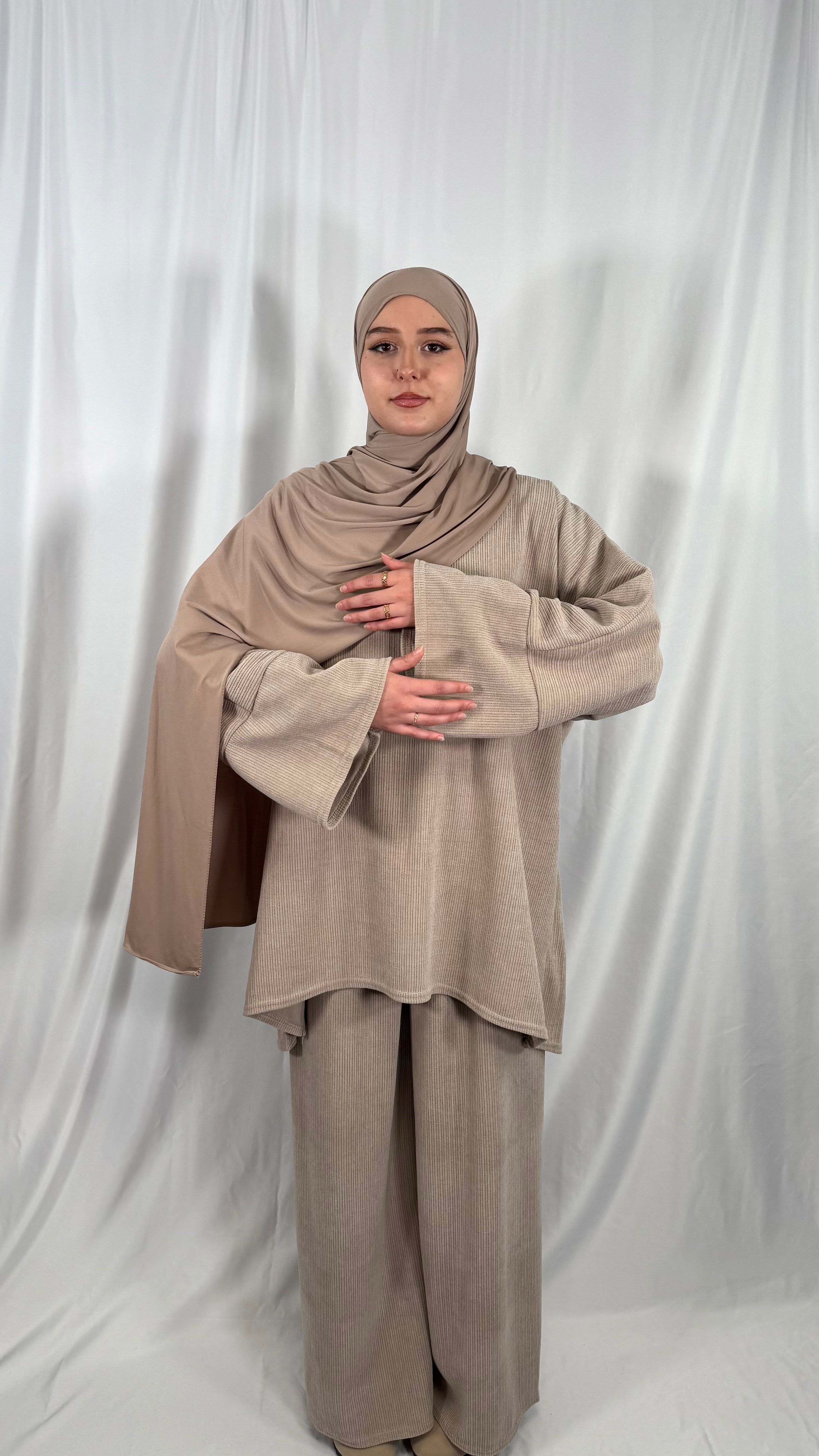 Set côtelé pantalon