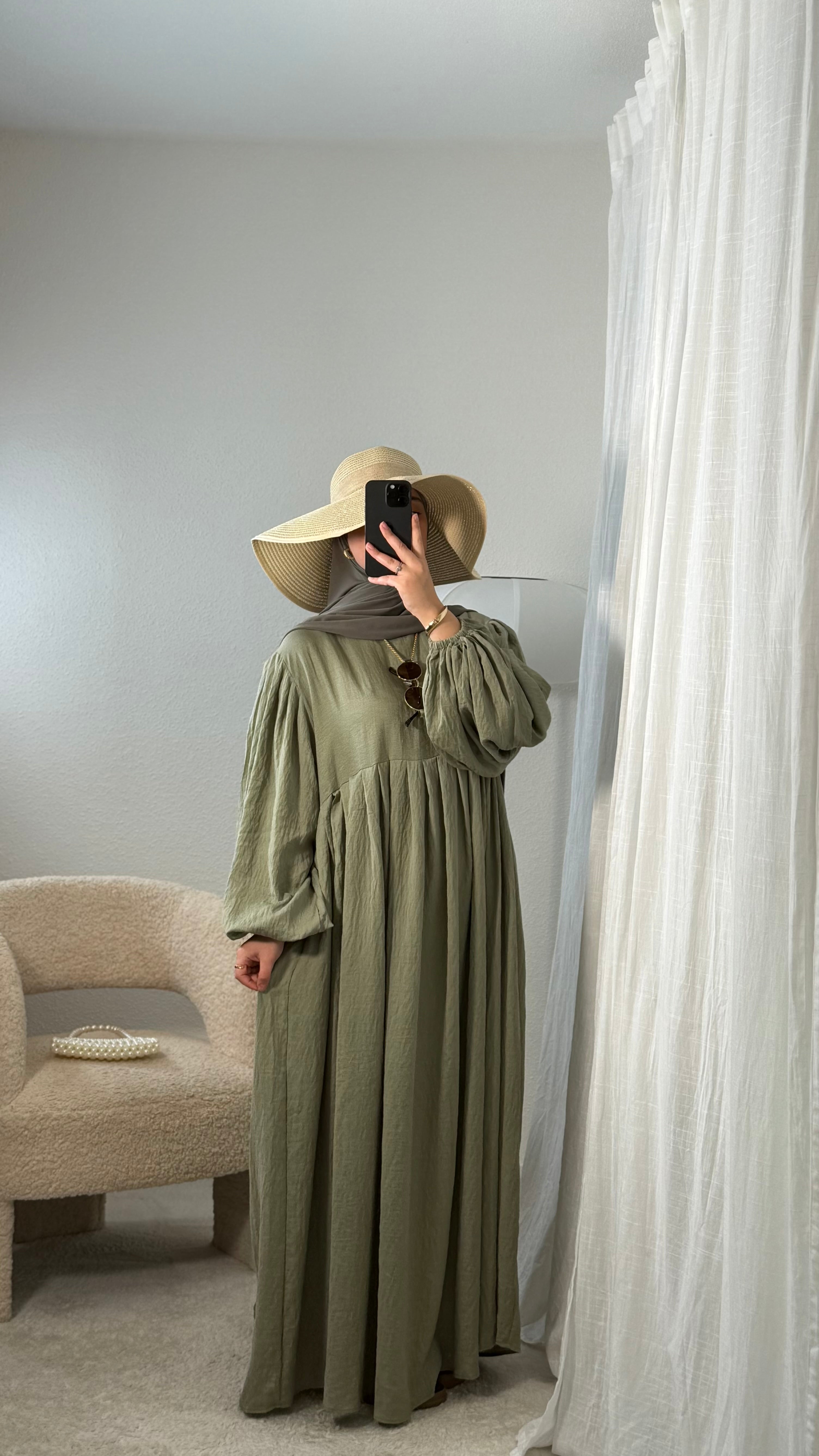 Abaya Lin Plissée PREMIUM