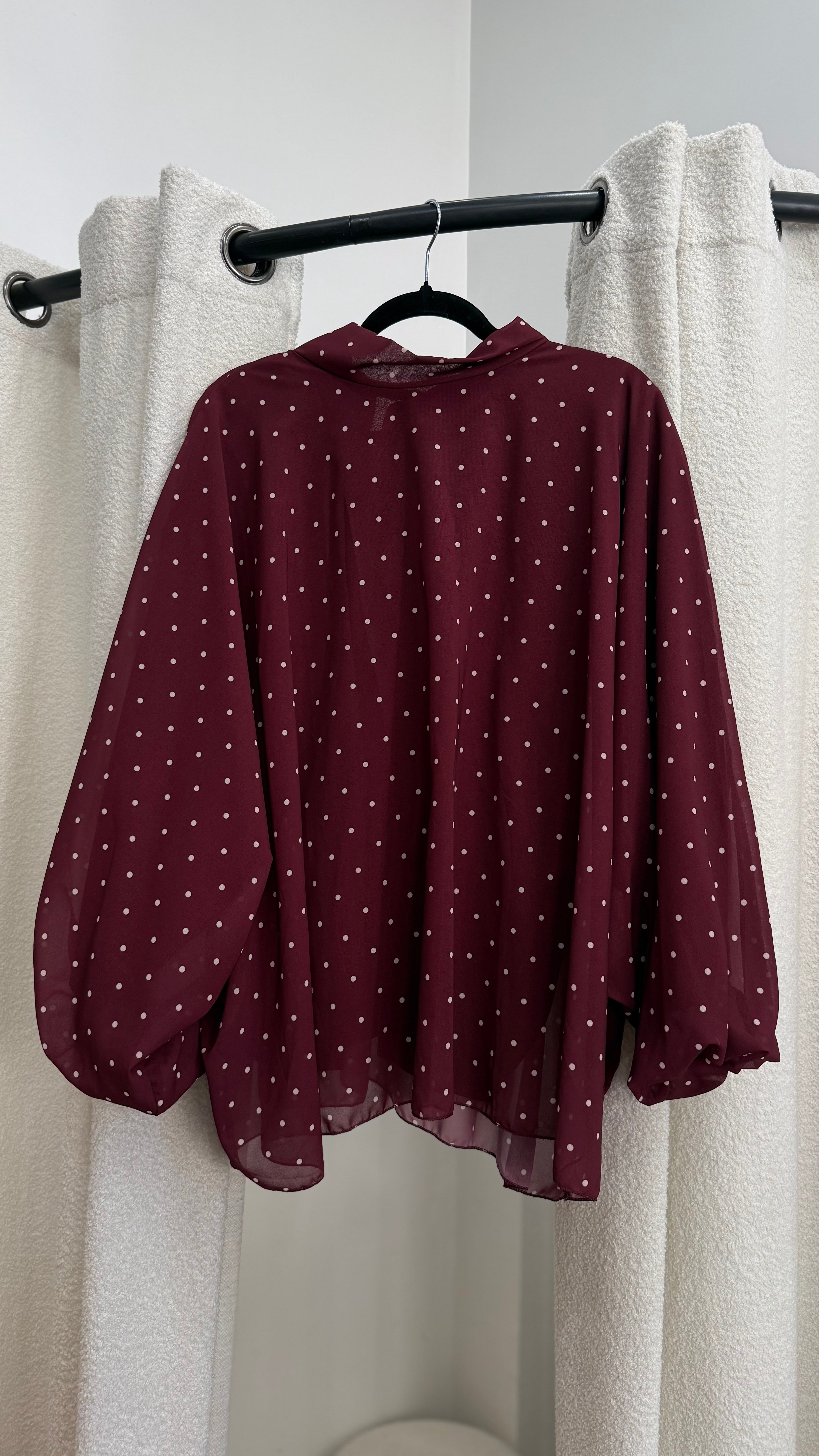 Blouse à pois