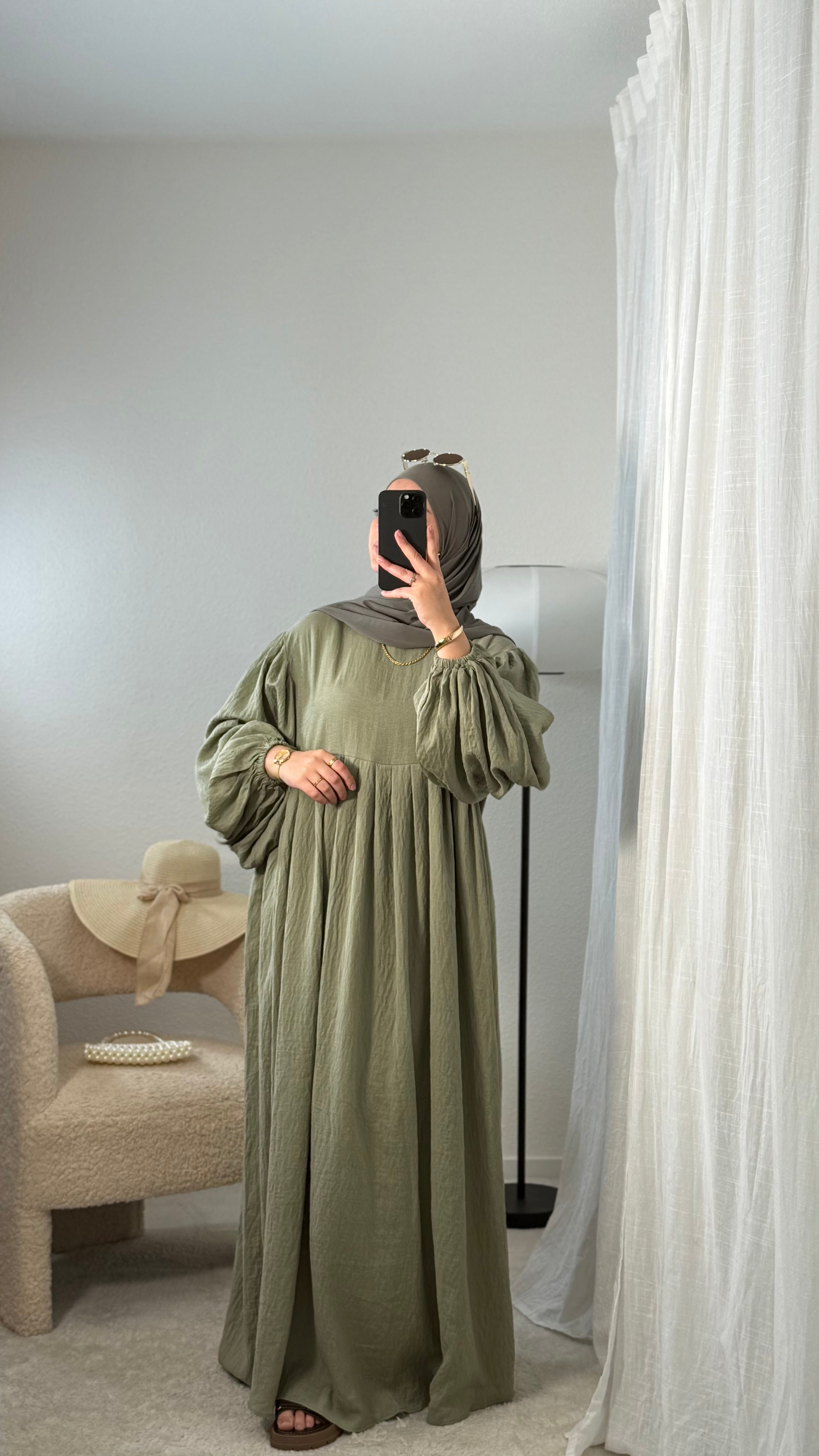 Abaya Lin Plissée PREMIUM