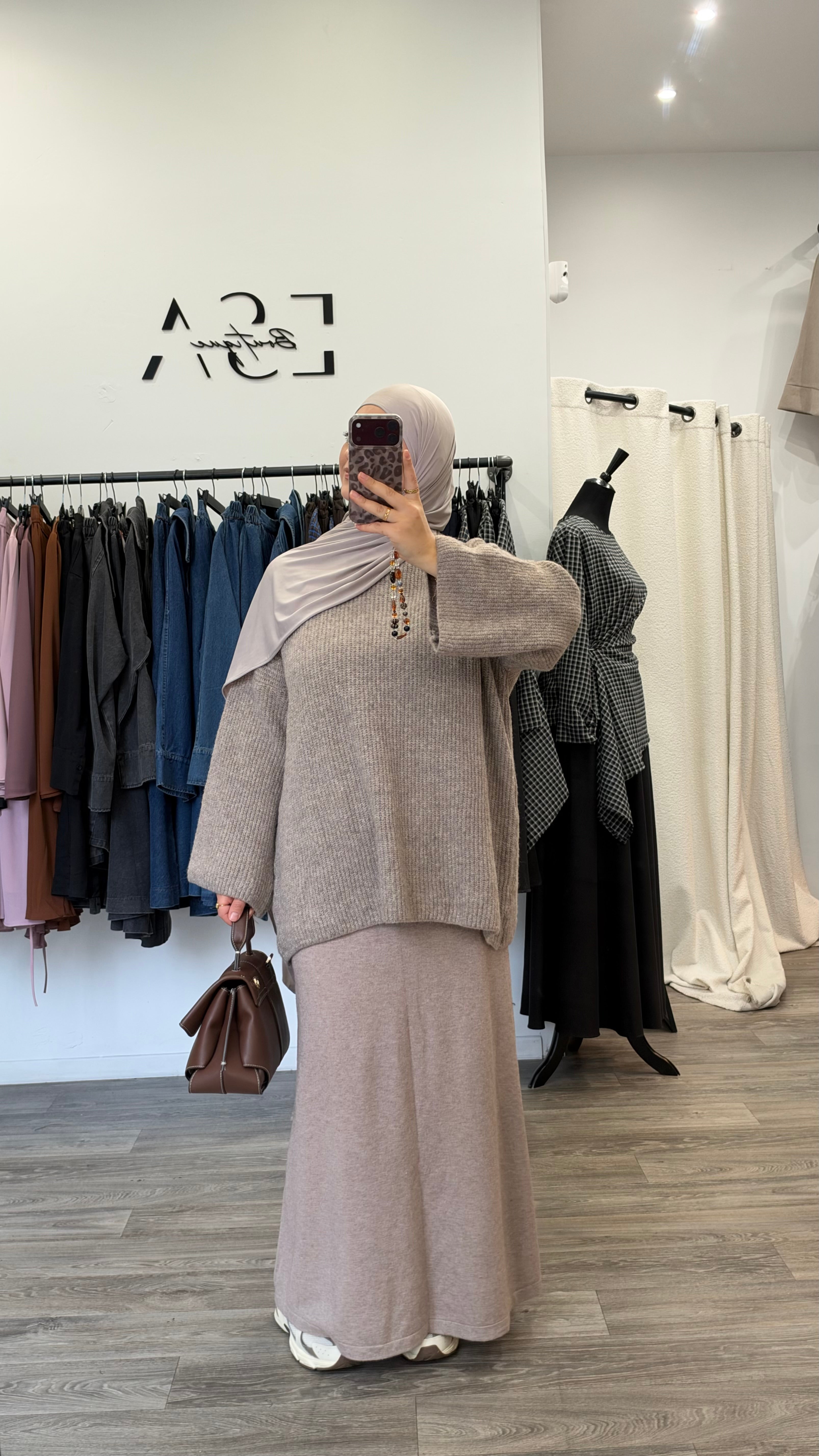 Jupe Viscose Laine