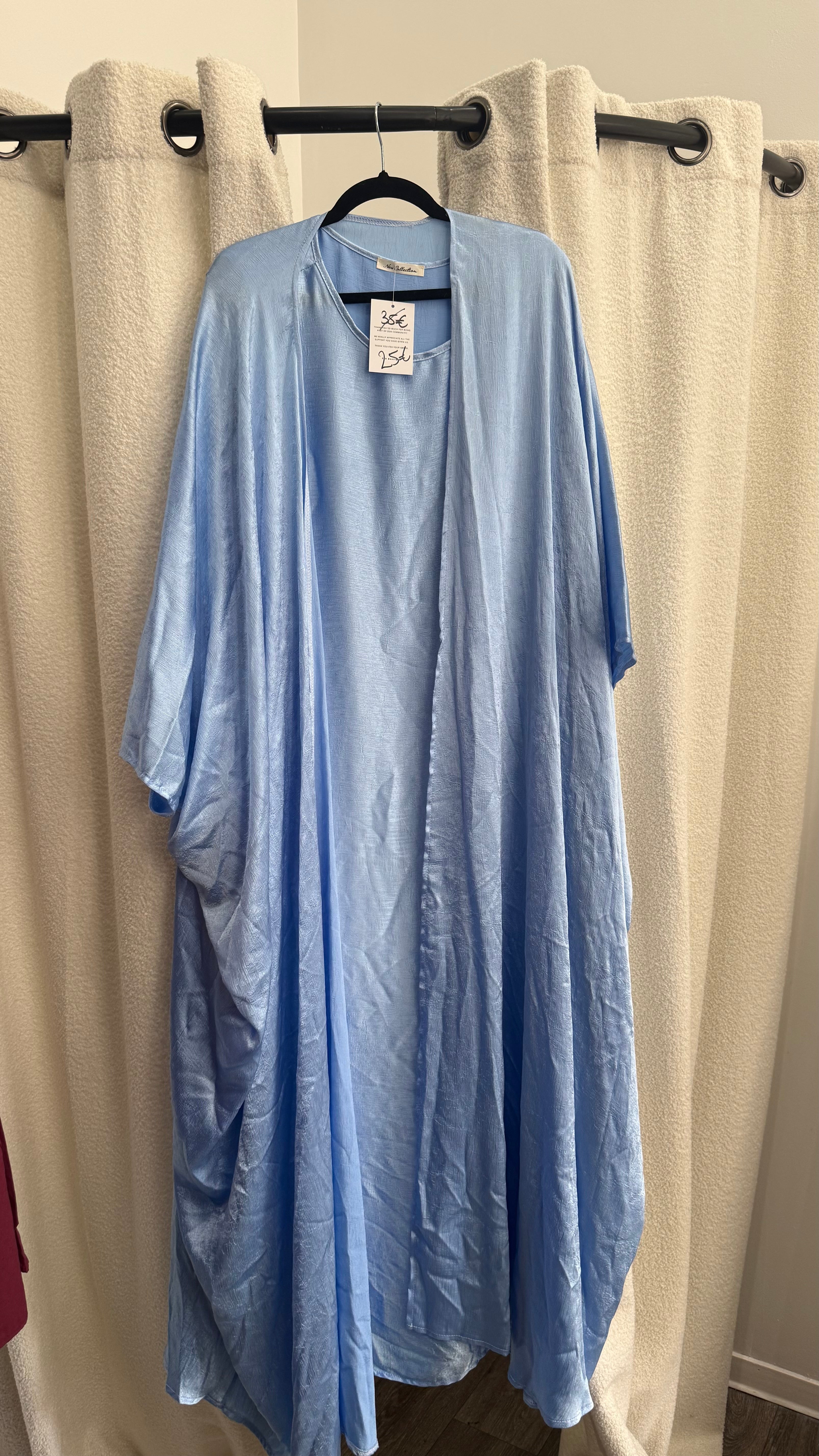 Set kimono satin