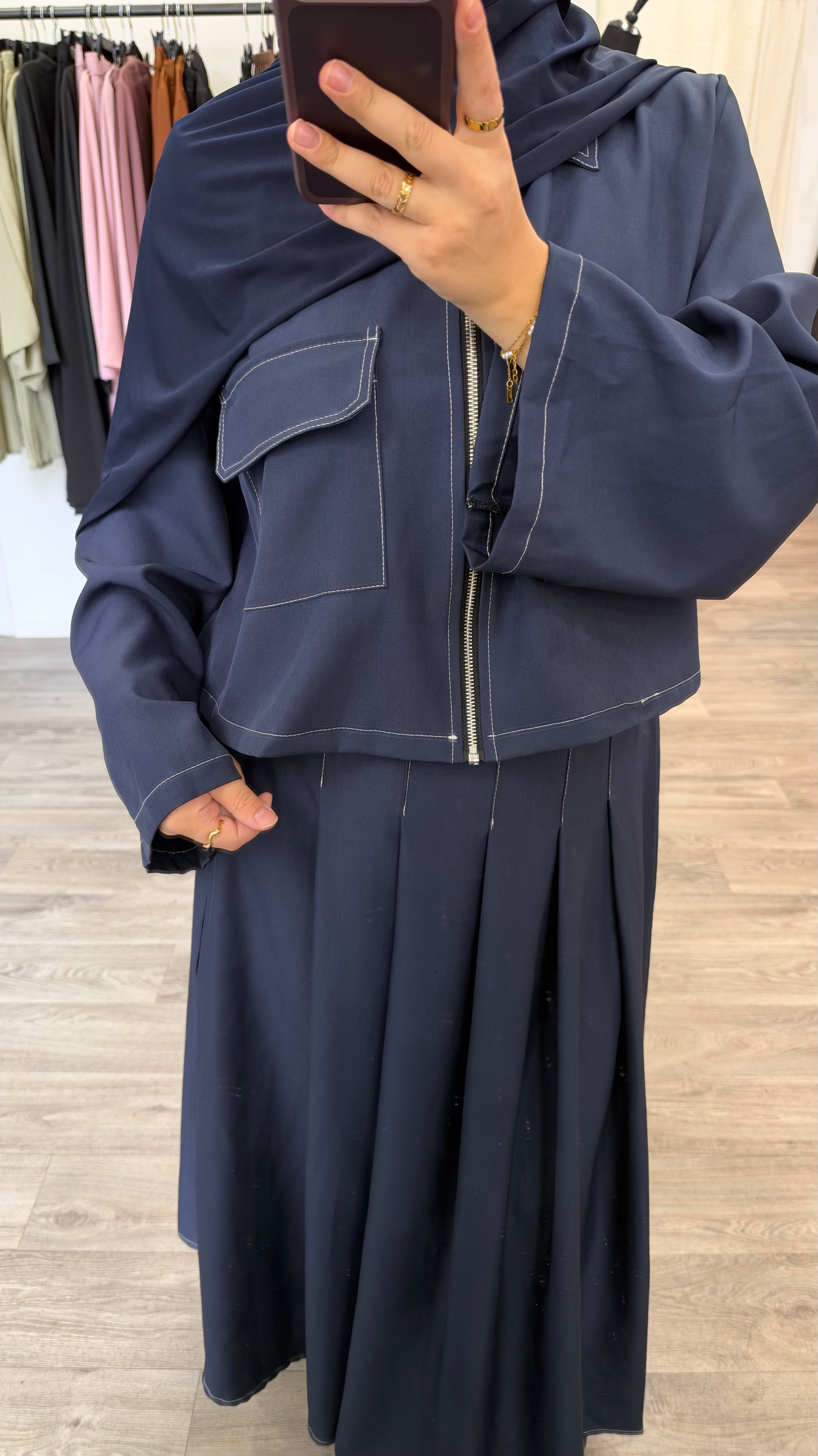 Set jupe blouson