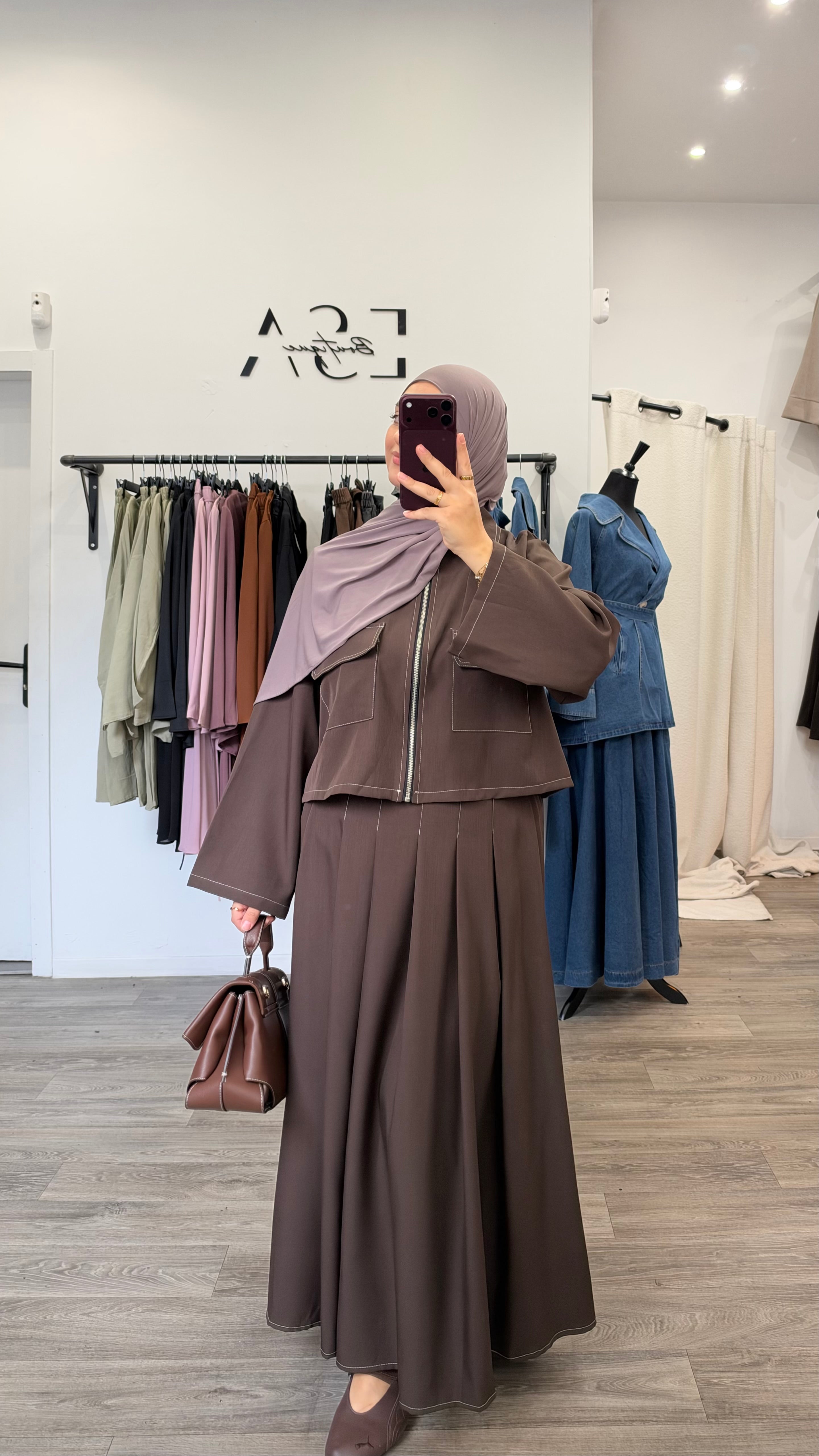 Set jupe blouson