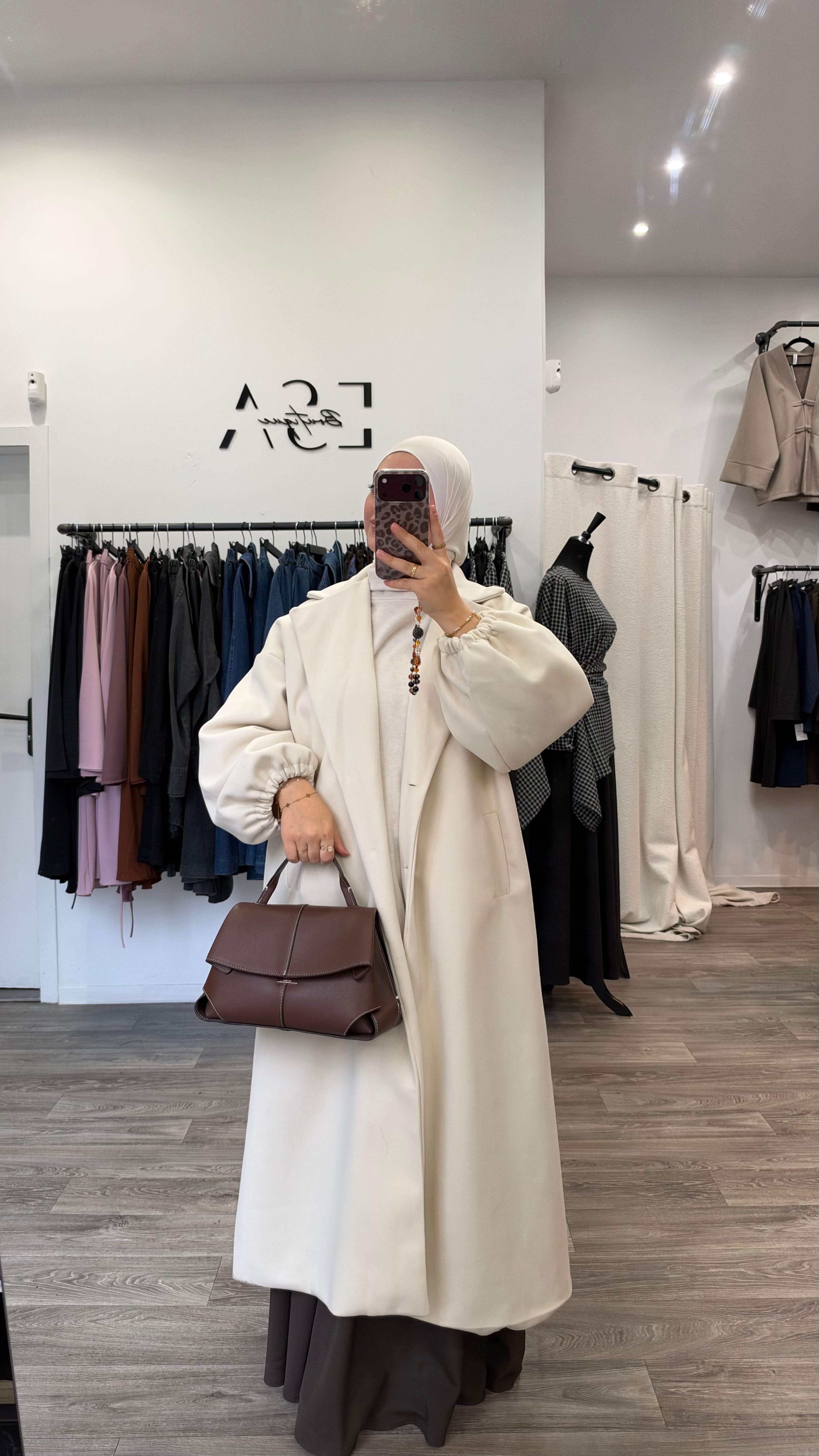 Manteau manche ballon