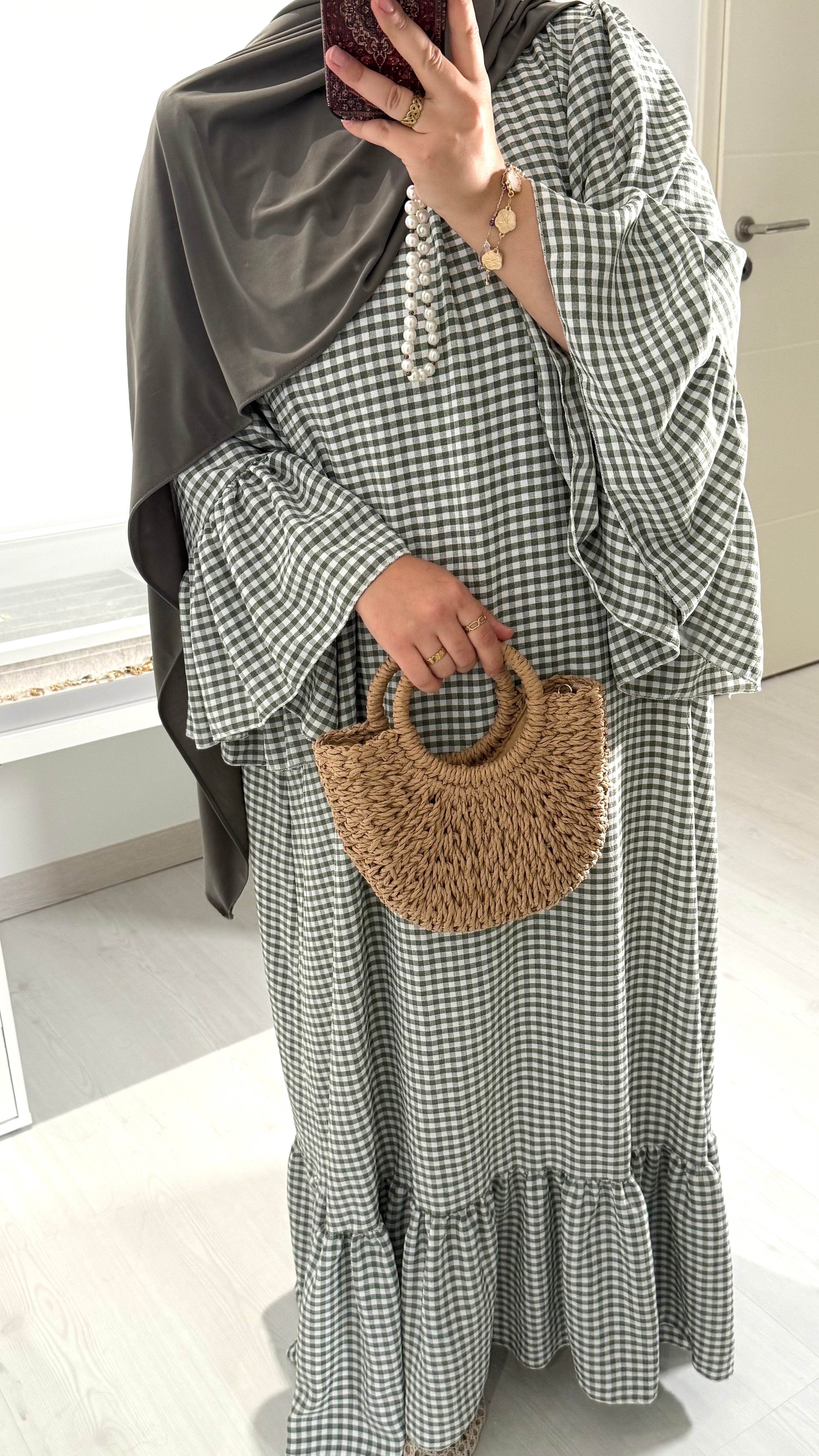 Abaya Carreaux