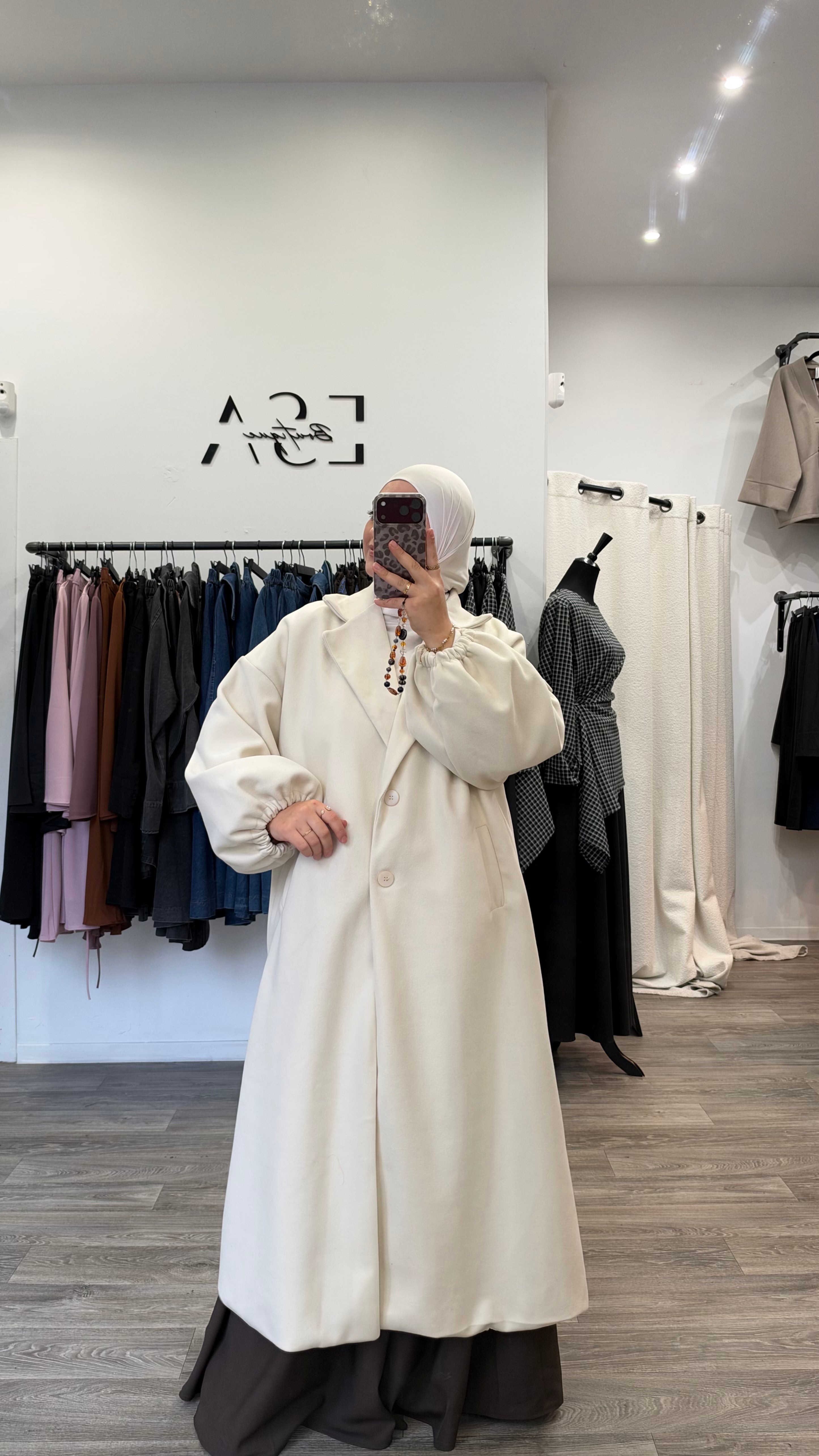 Manteau manche ballon
