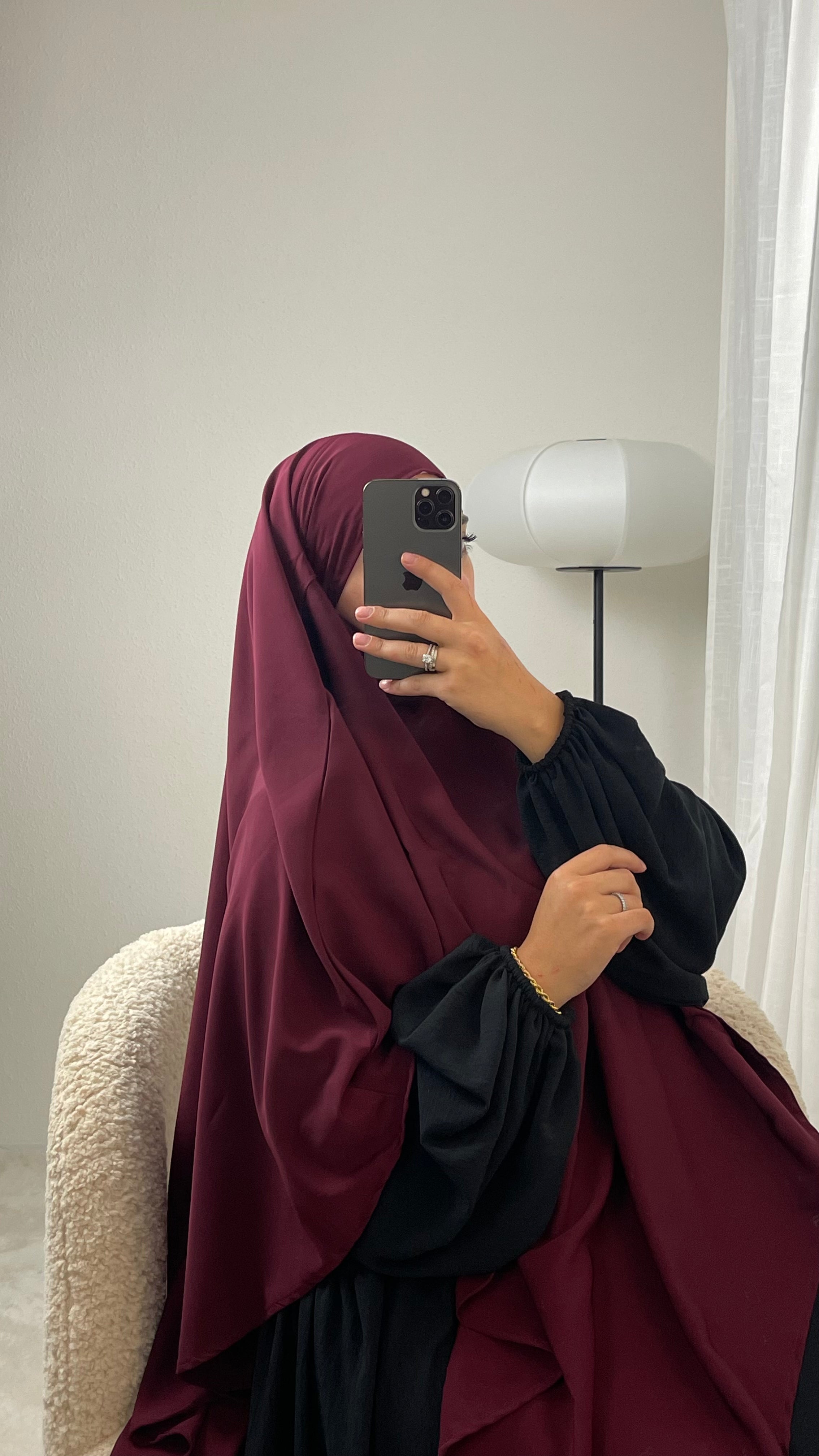 Premium Medina Silk Khimar