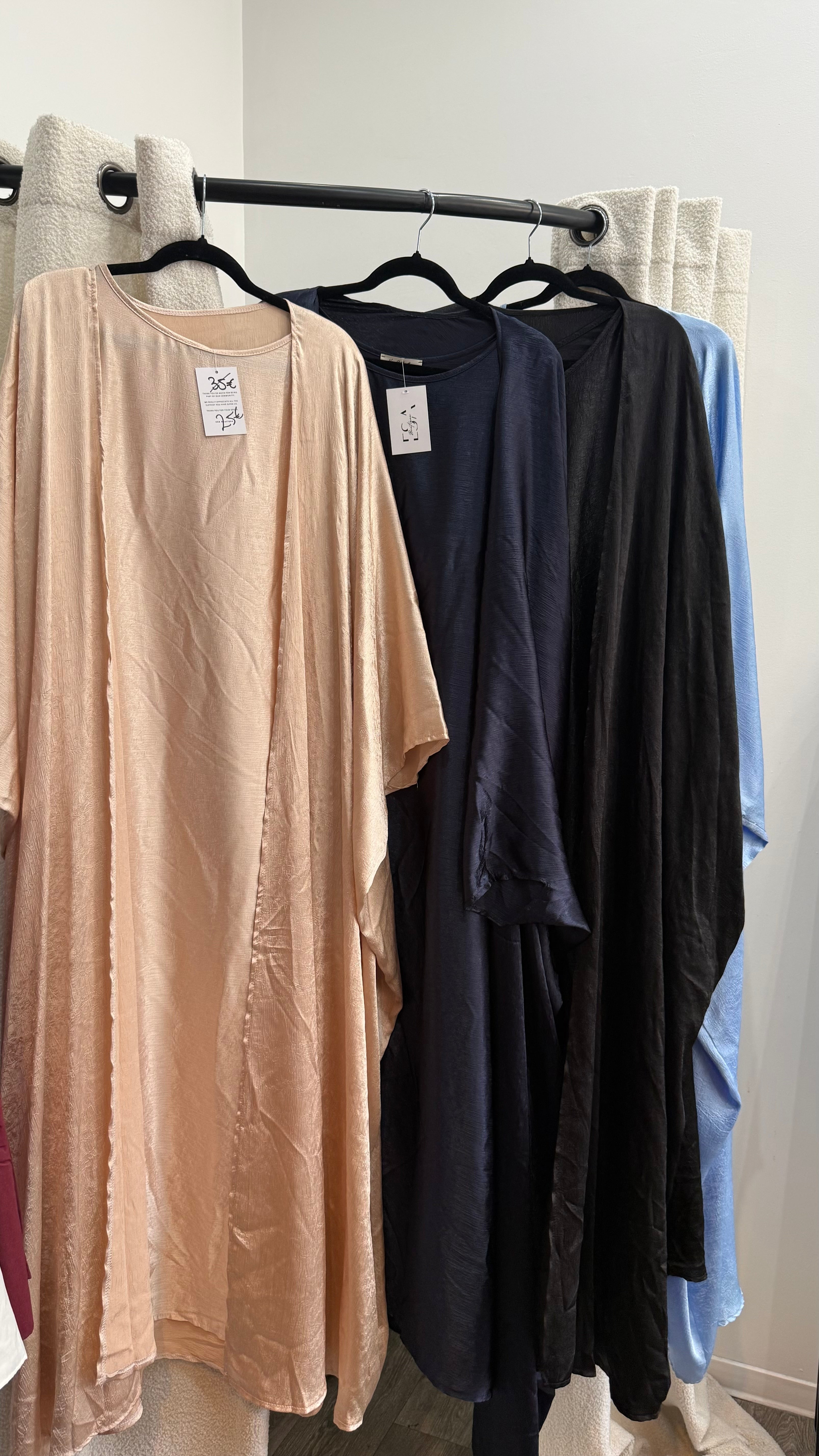 Set kimono satin