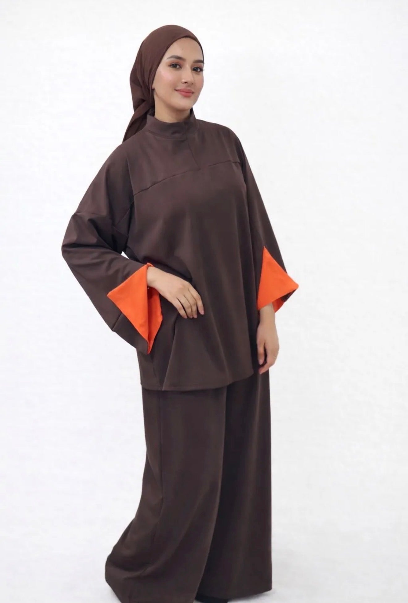 Burkini manches colorées