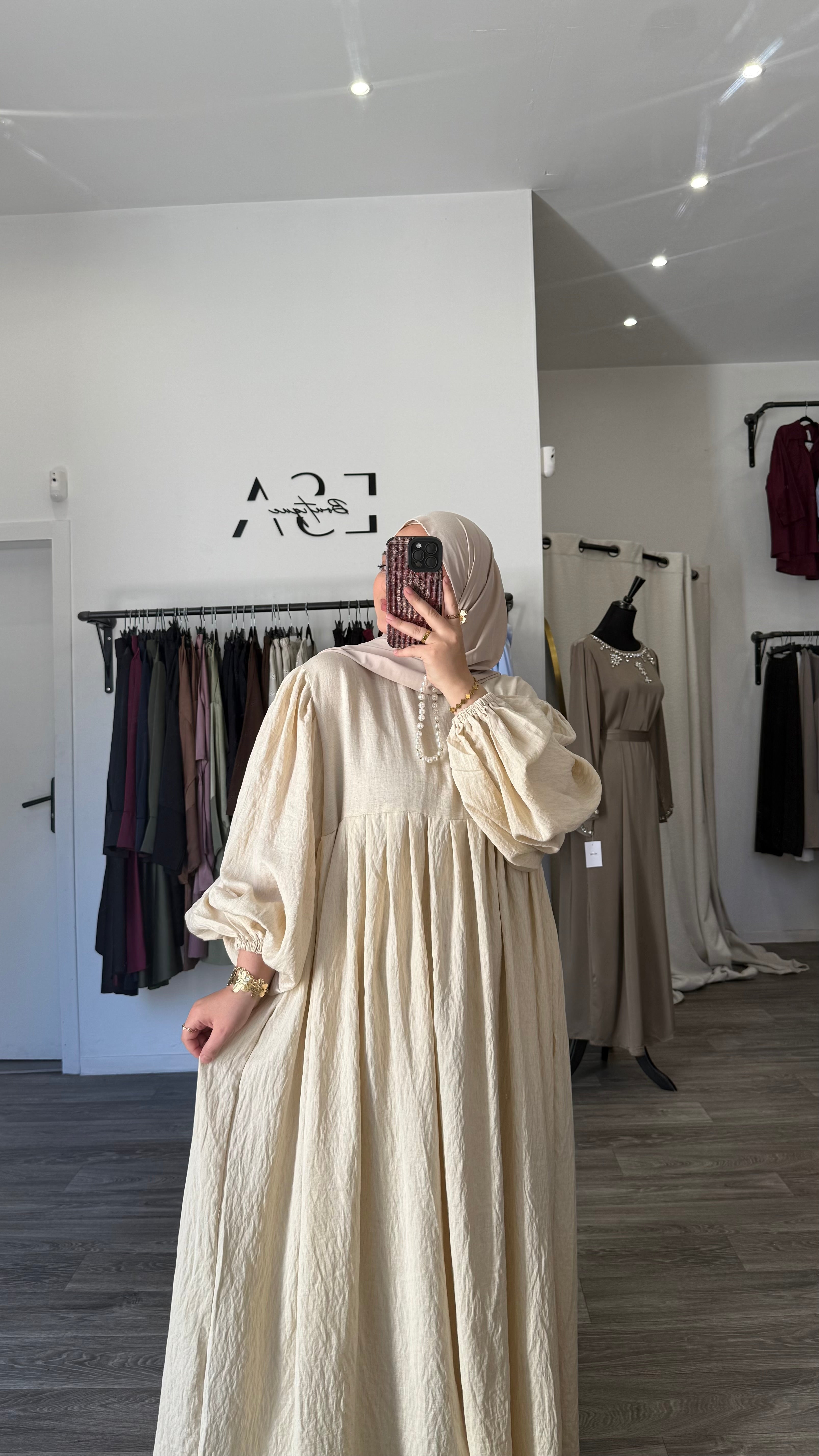 Abaya Lin Plissée PREMIUM