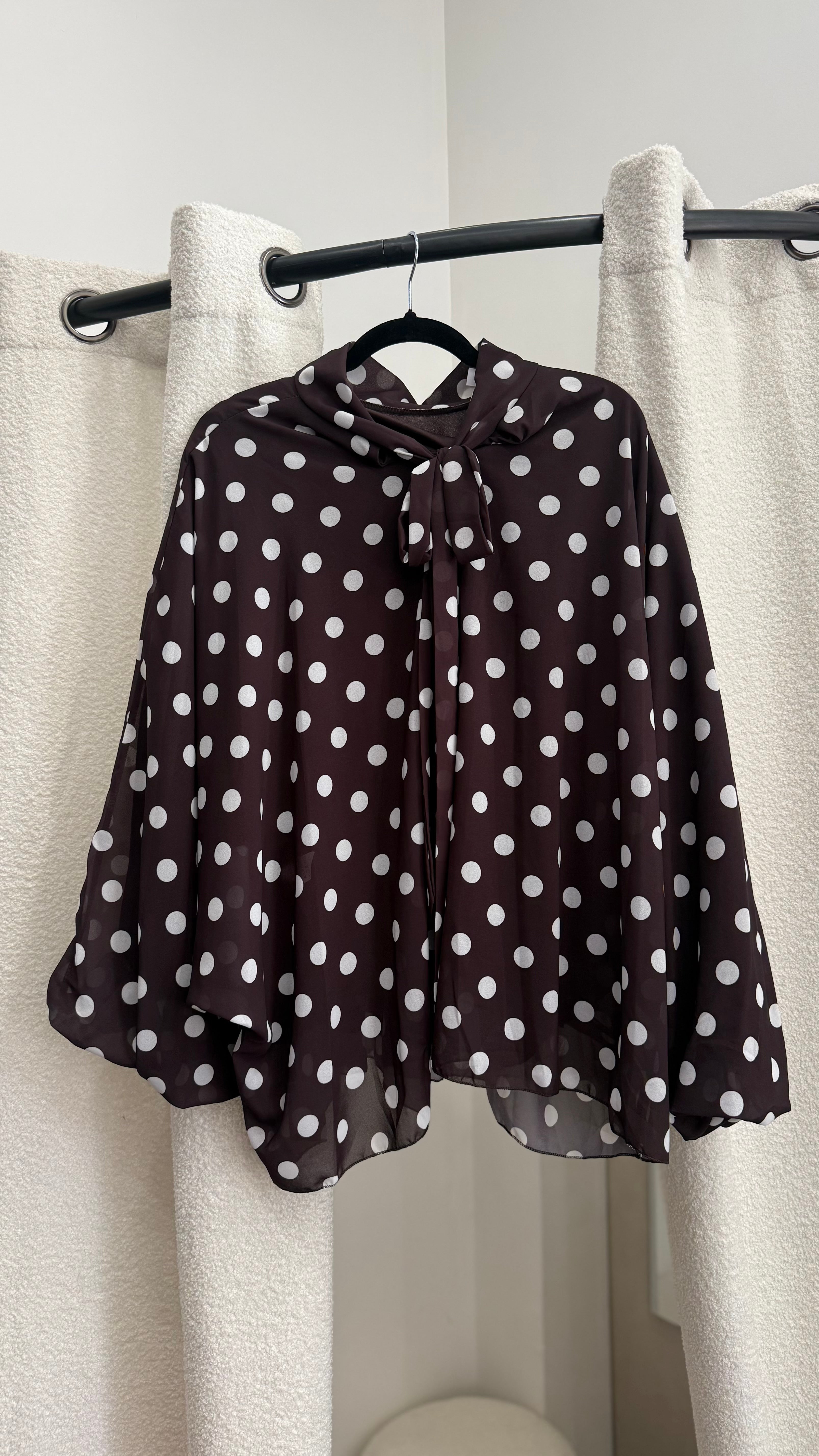 Blouse à pois