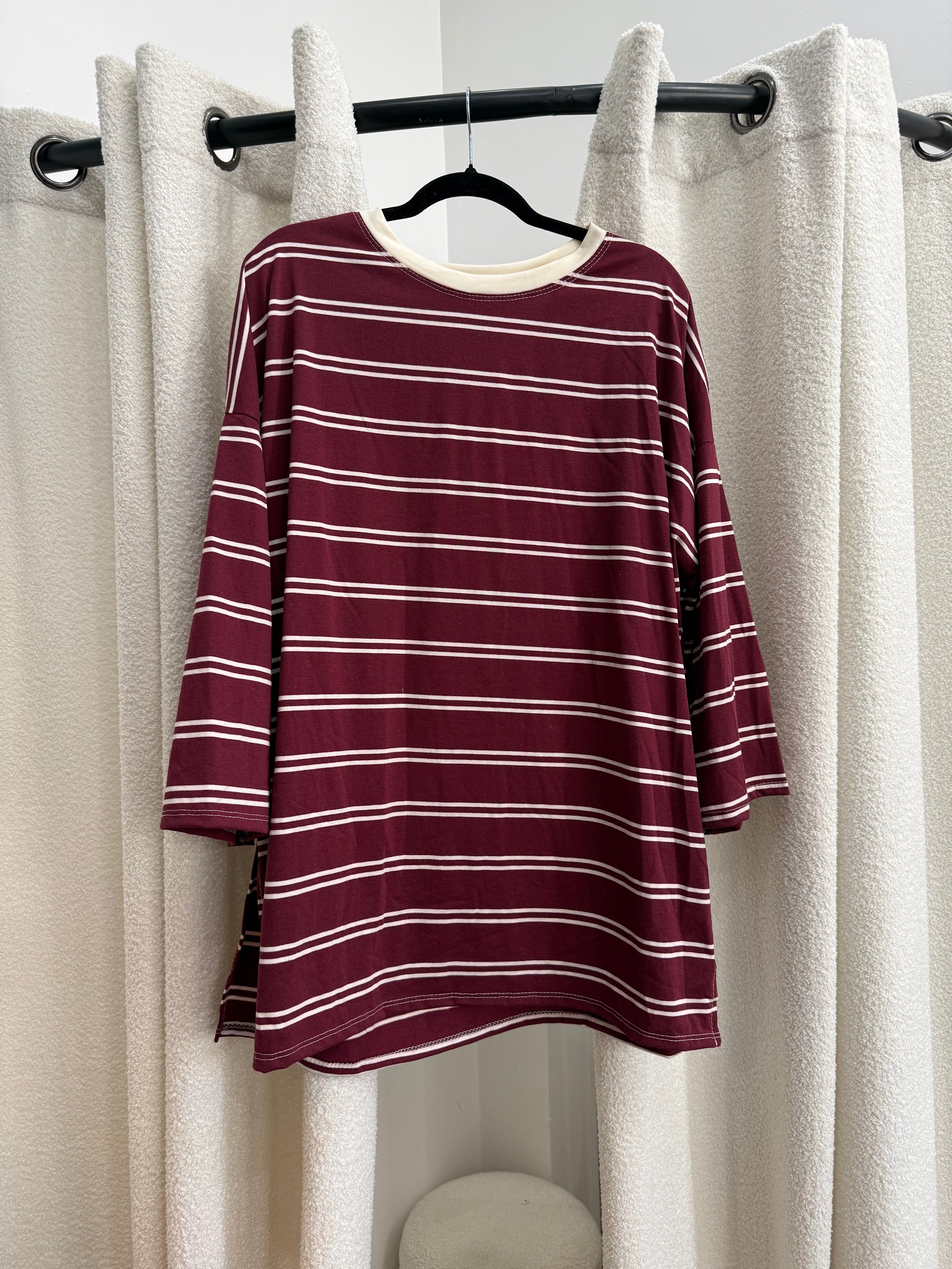 Pull marinière coton