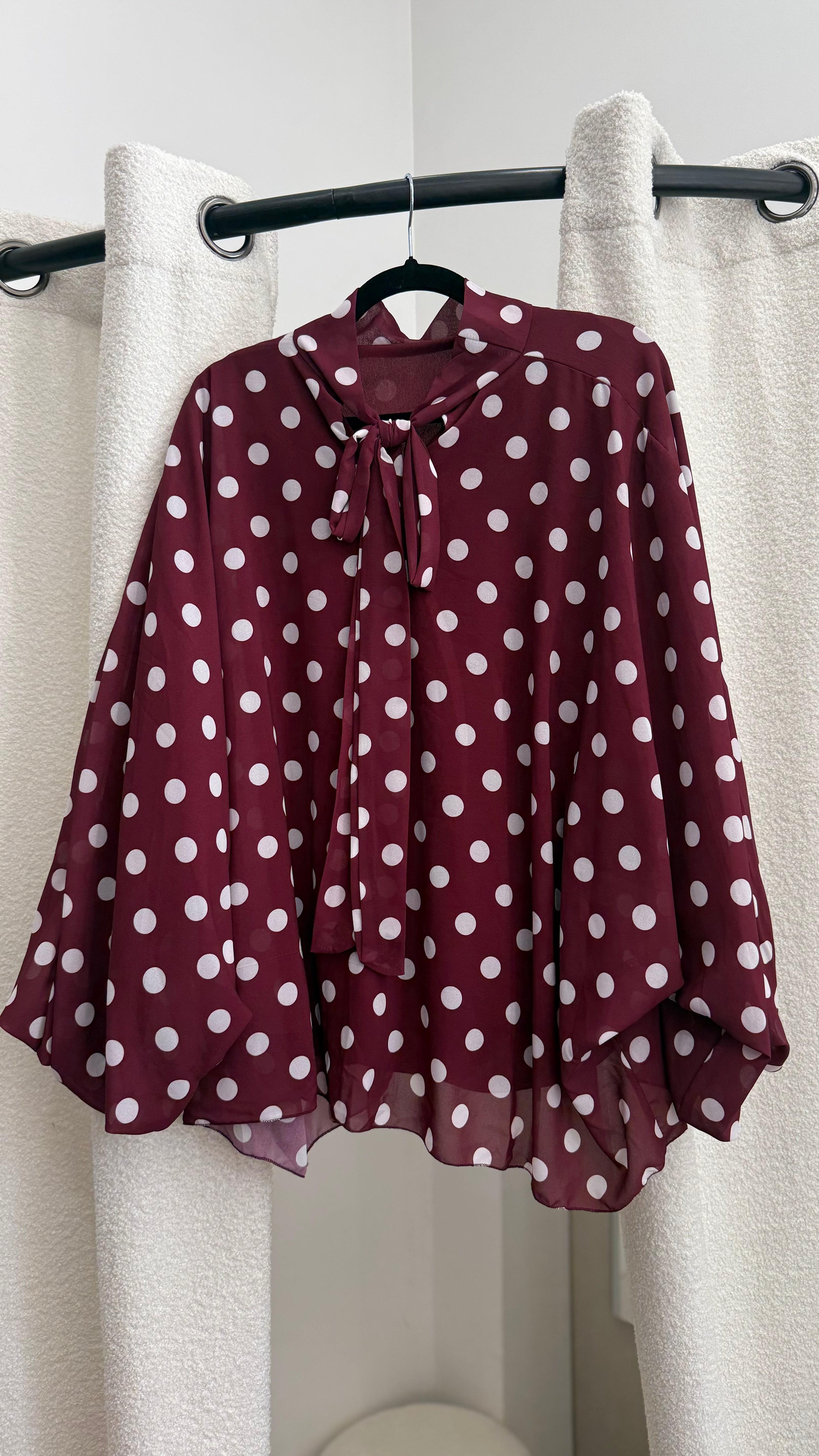 Blouse à pois
