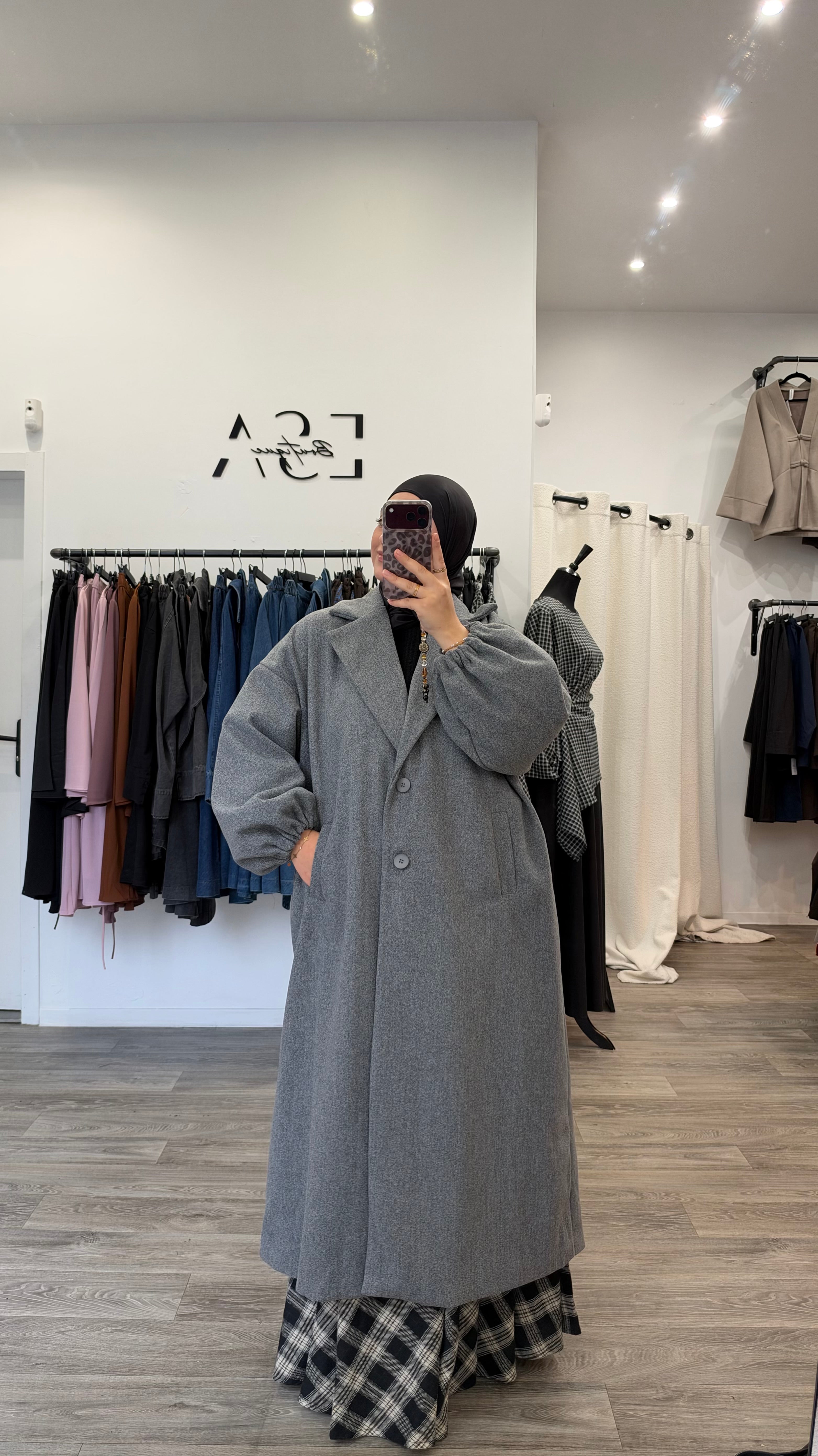 Manteau manche ballon