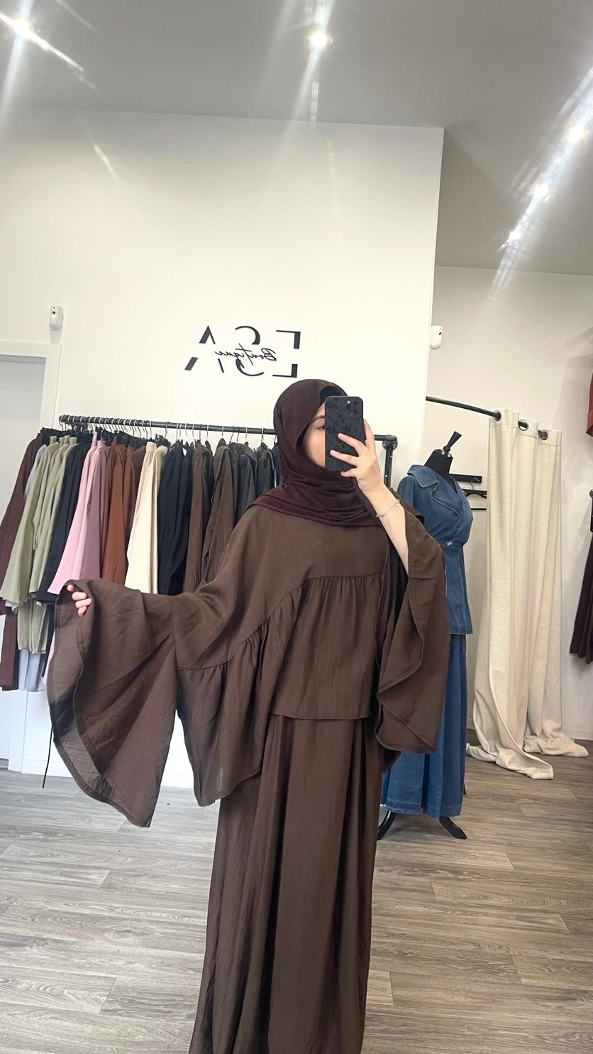 Ensemble jupe papillon