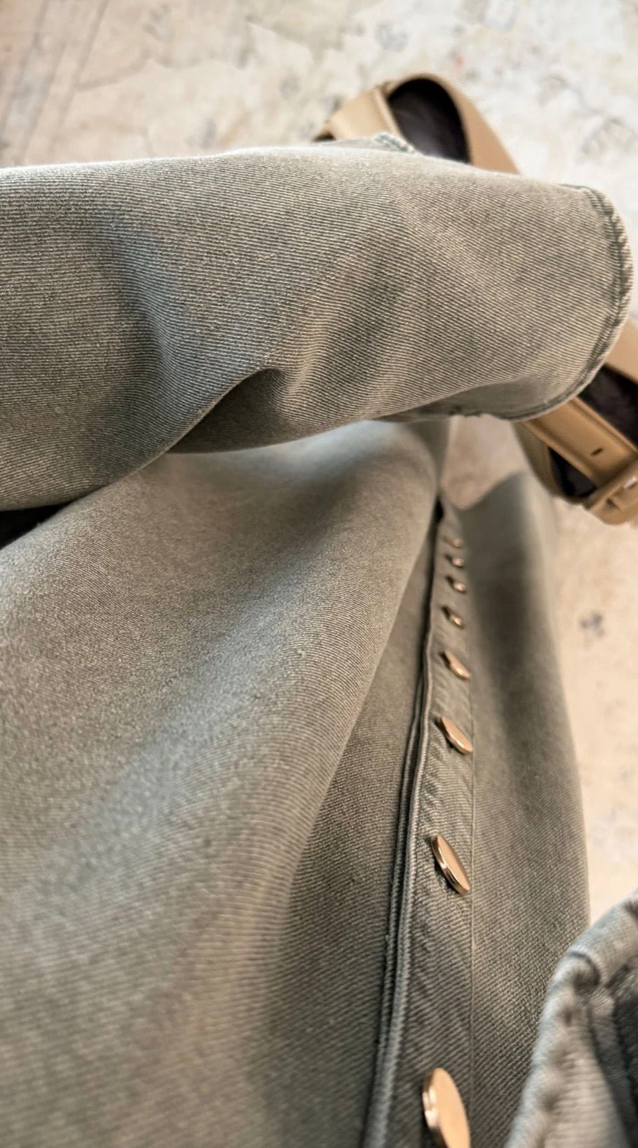 Robe jeans boutons