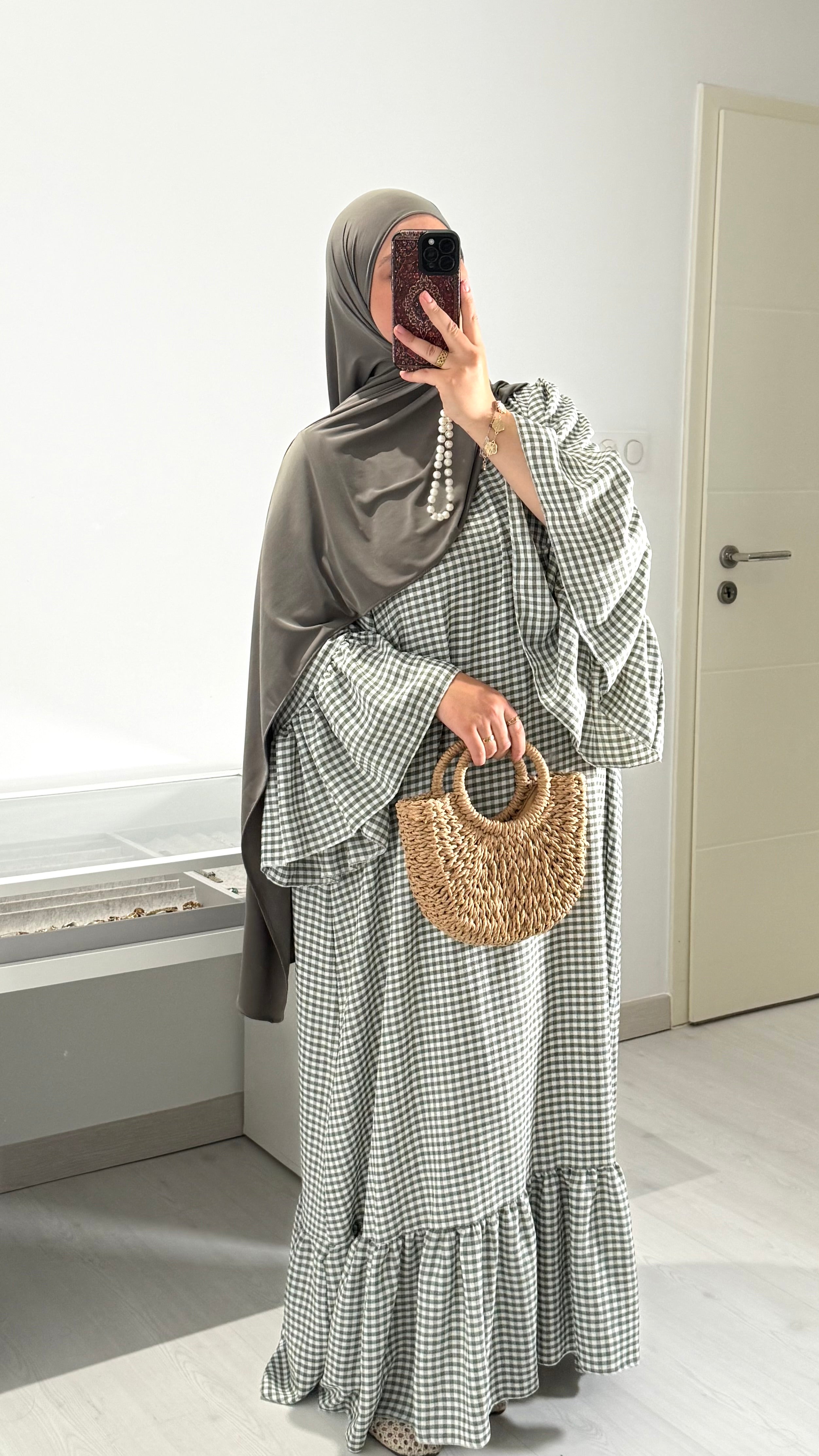 Abaya Carreaux