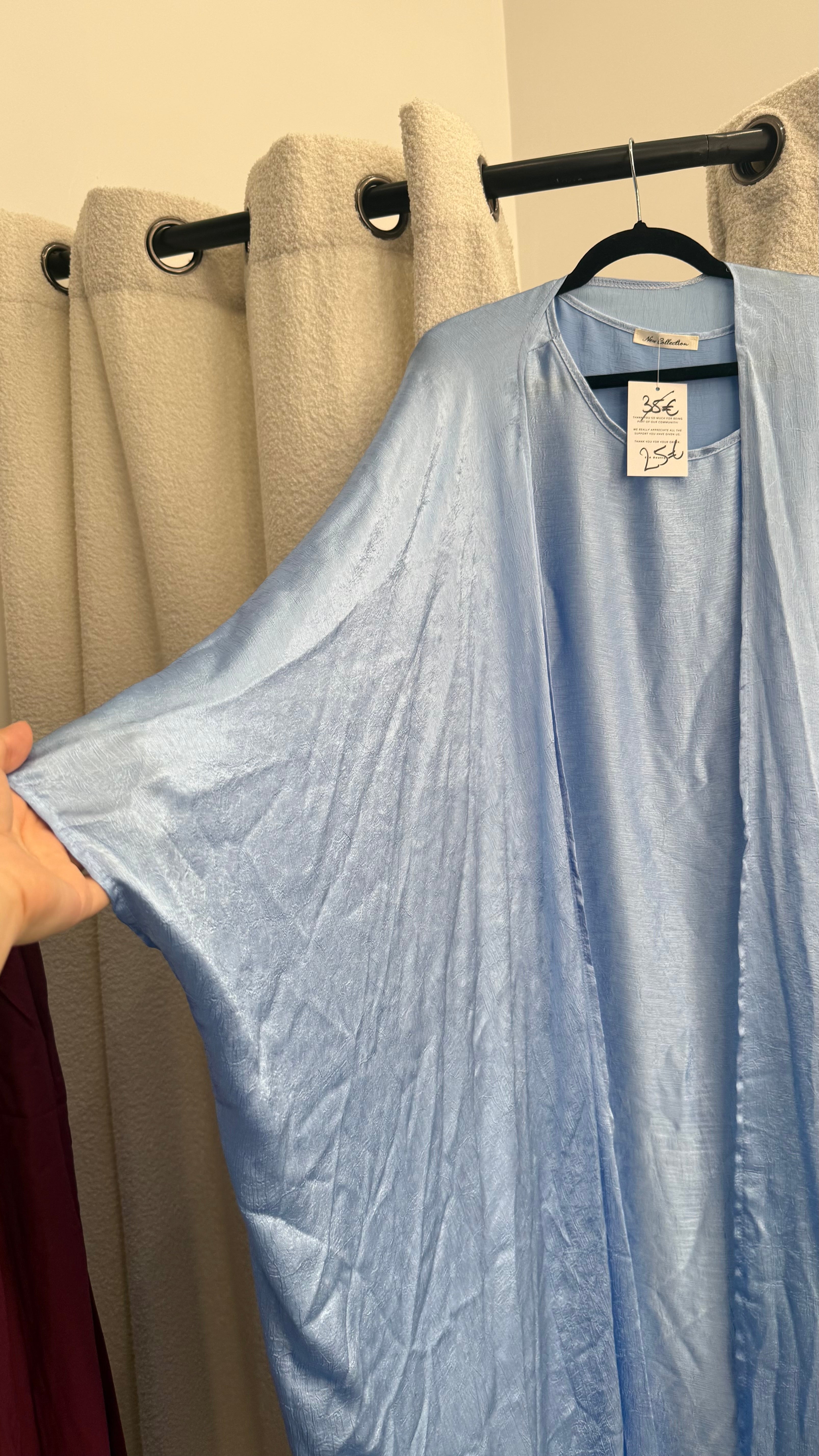 Set kimono satin