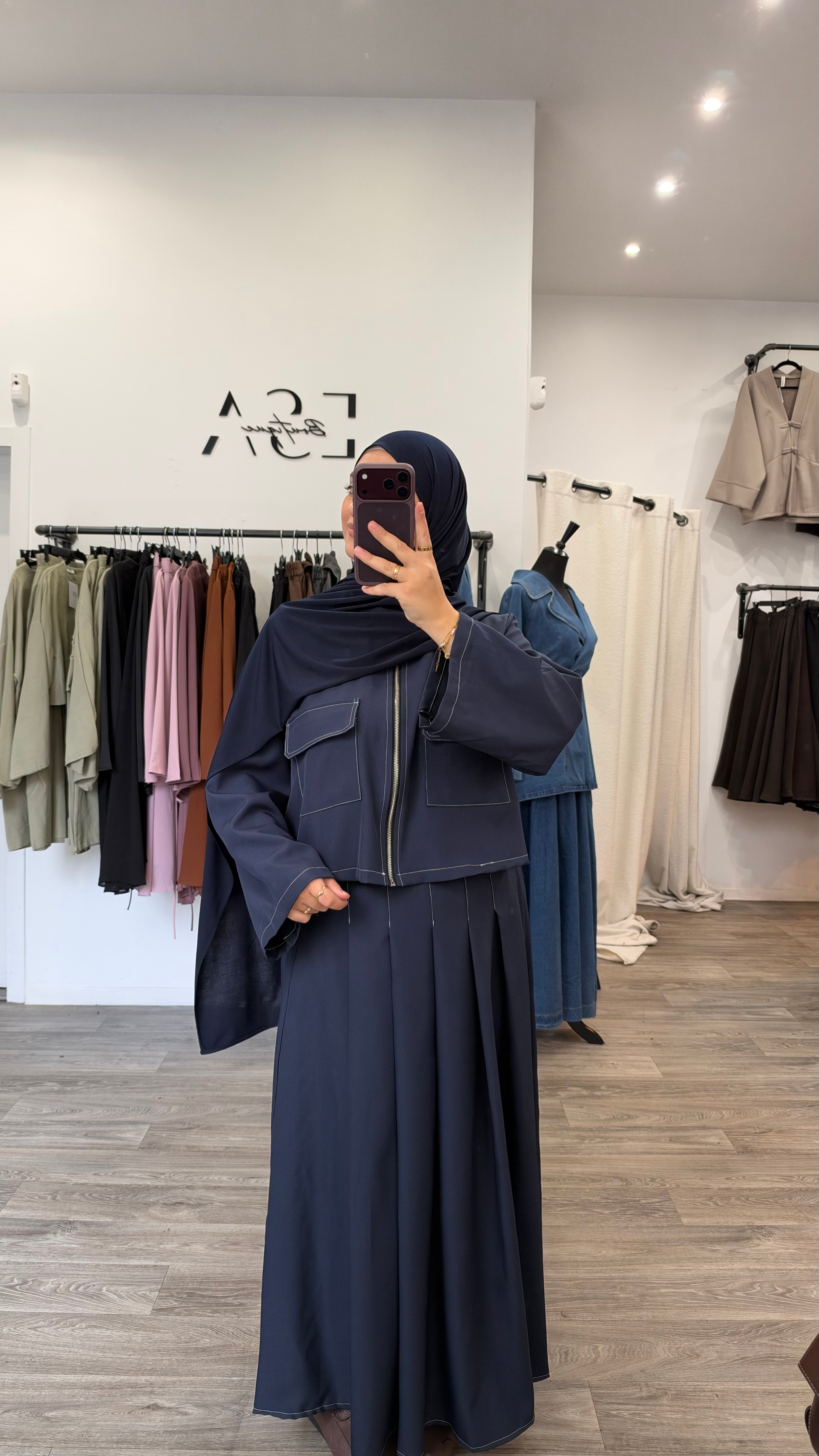 Set jupe blouson