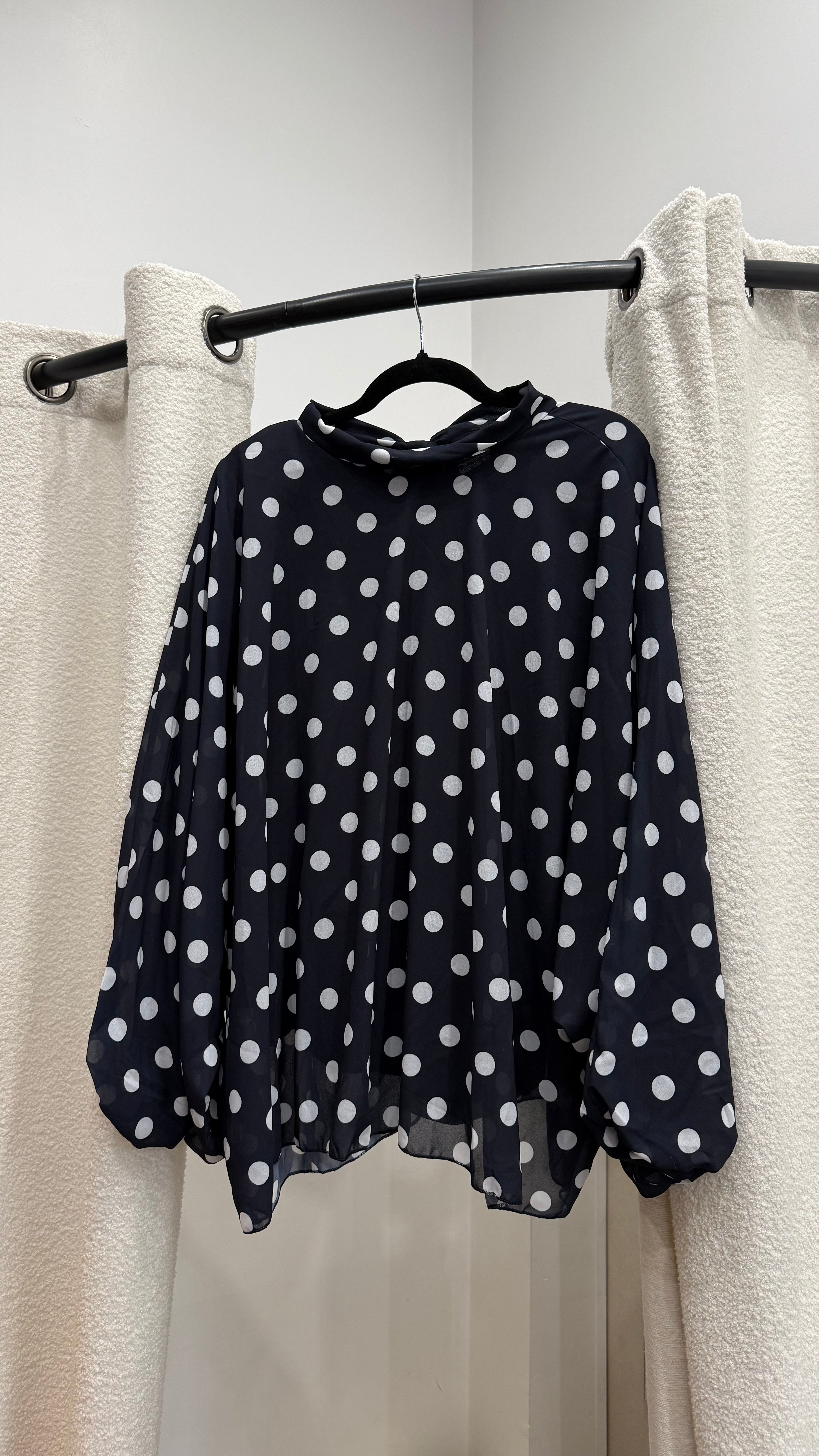 Blouse à pois