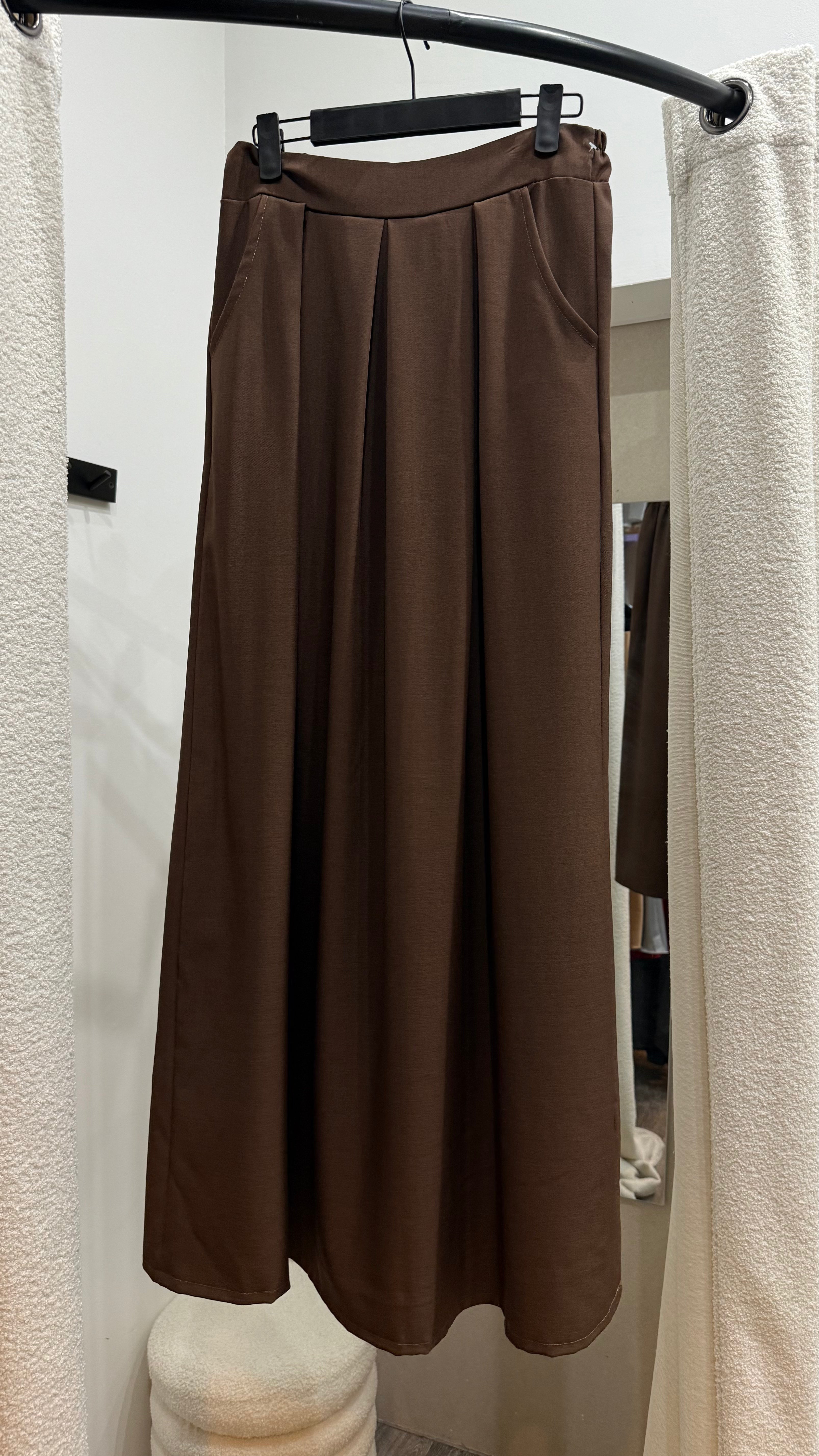 Opaque Trapeze Skirt