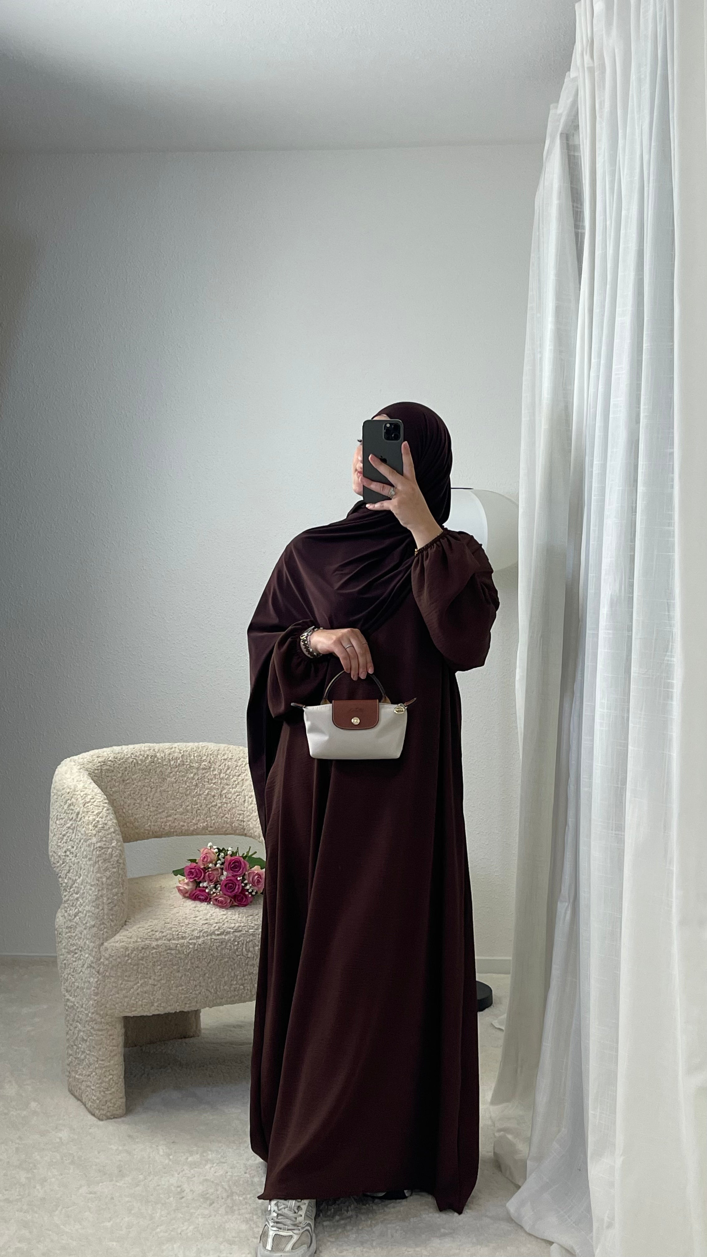 Jazz Balloon Sleeve Abaya