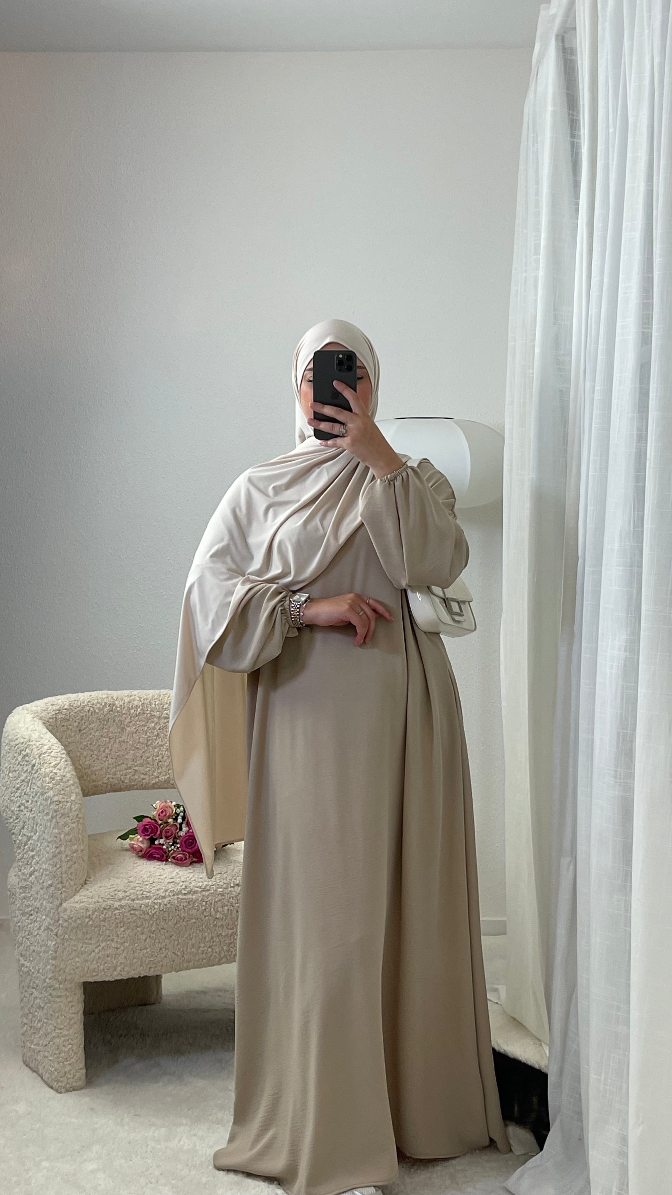 Jazz Balloon Sleeve Abaya