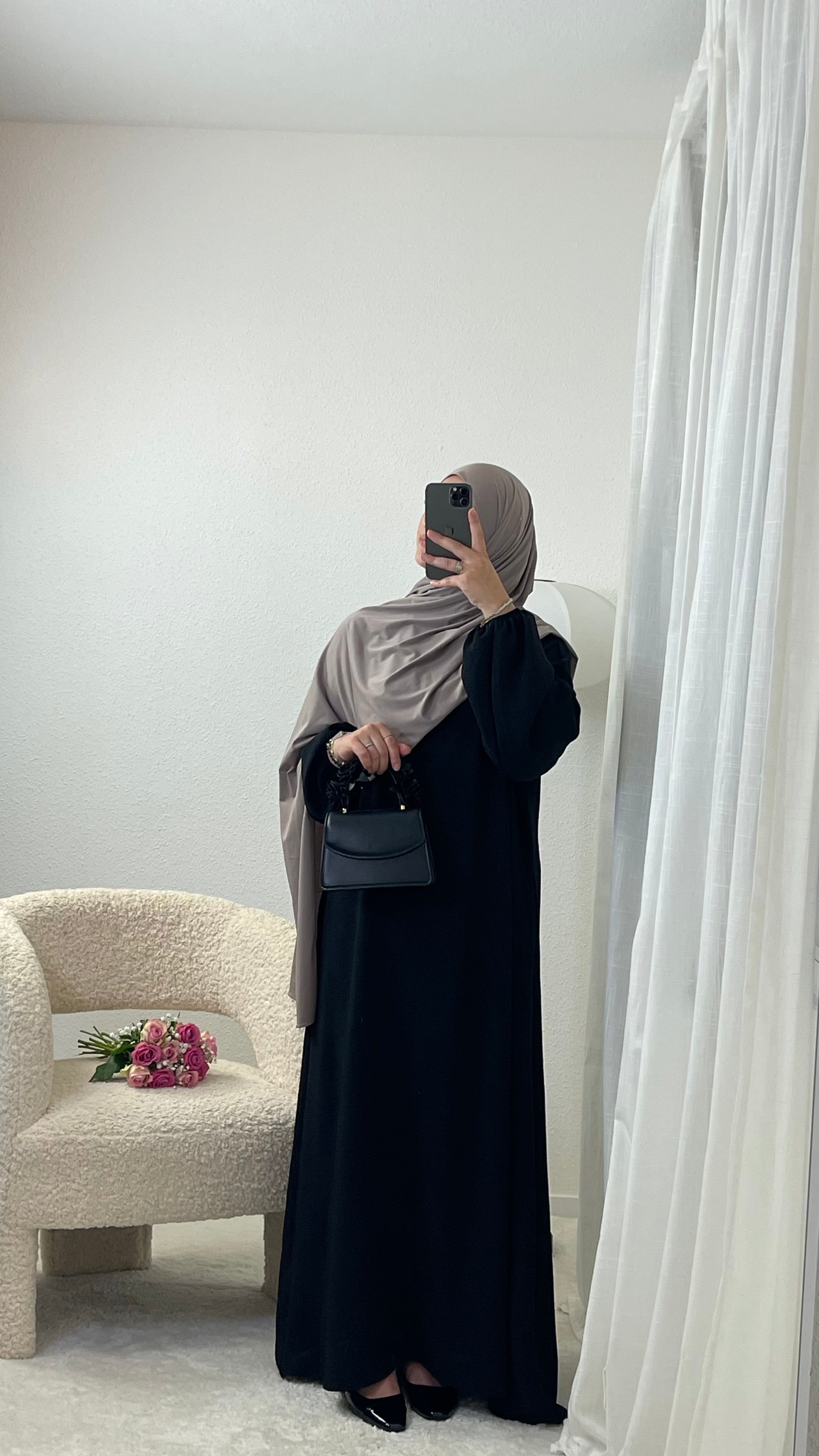 Jazz Balloon Sleeve Abaya