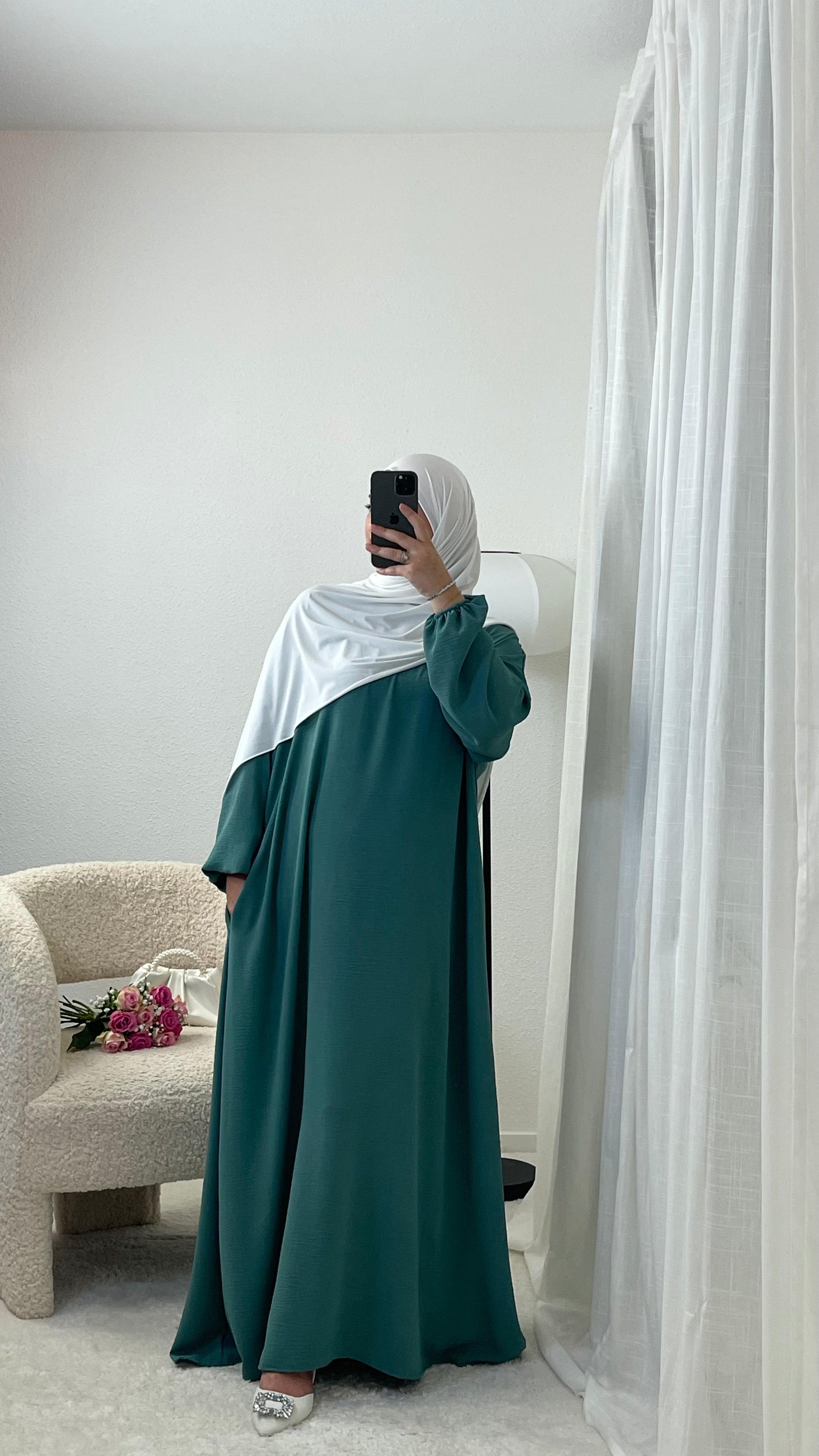 Jazz Balloon Sleeve Abaya