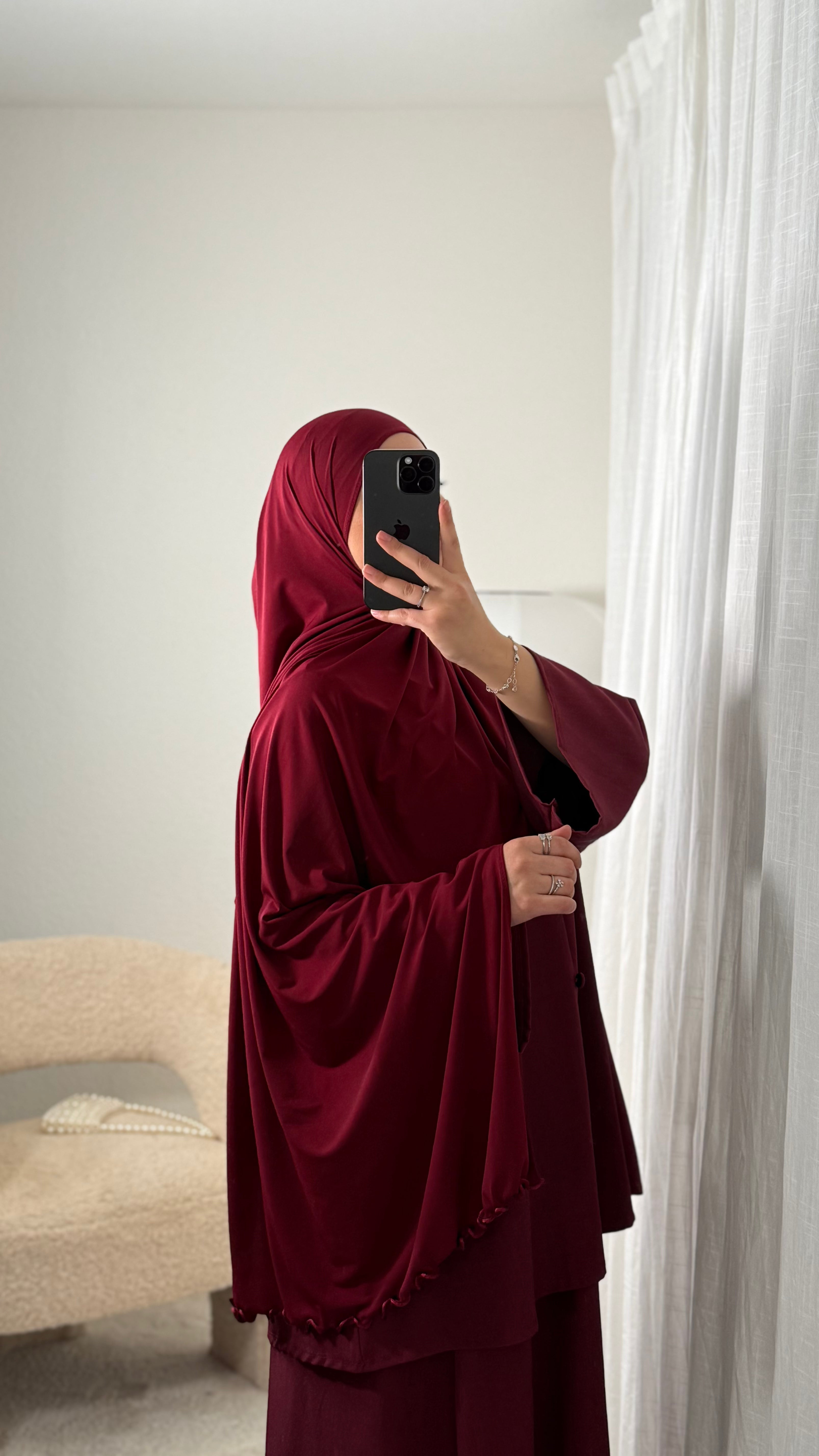 Hijab Jersey Premium Trimmed