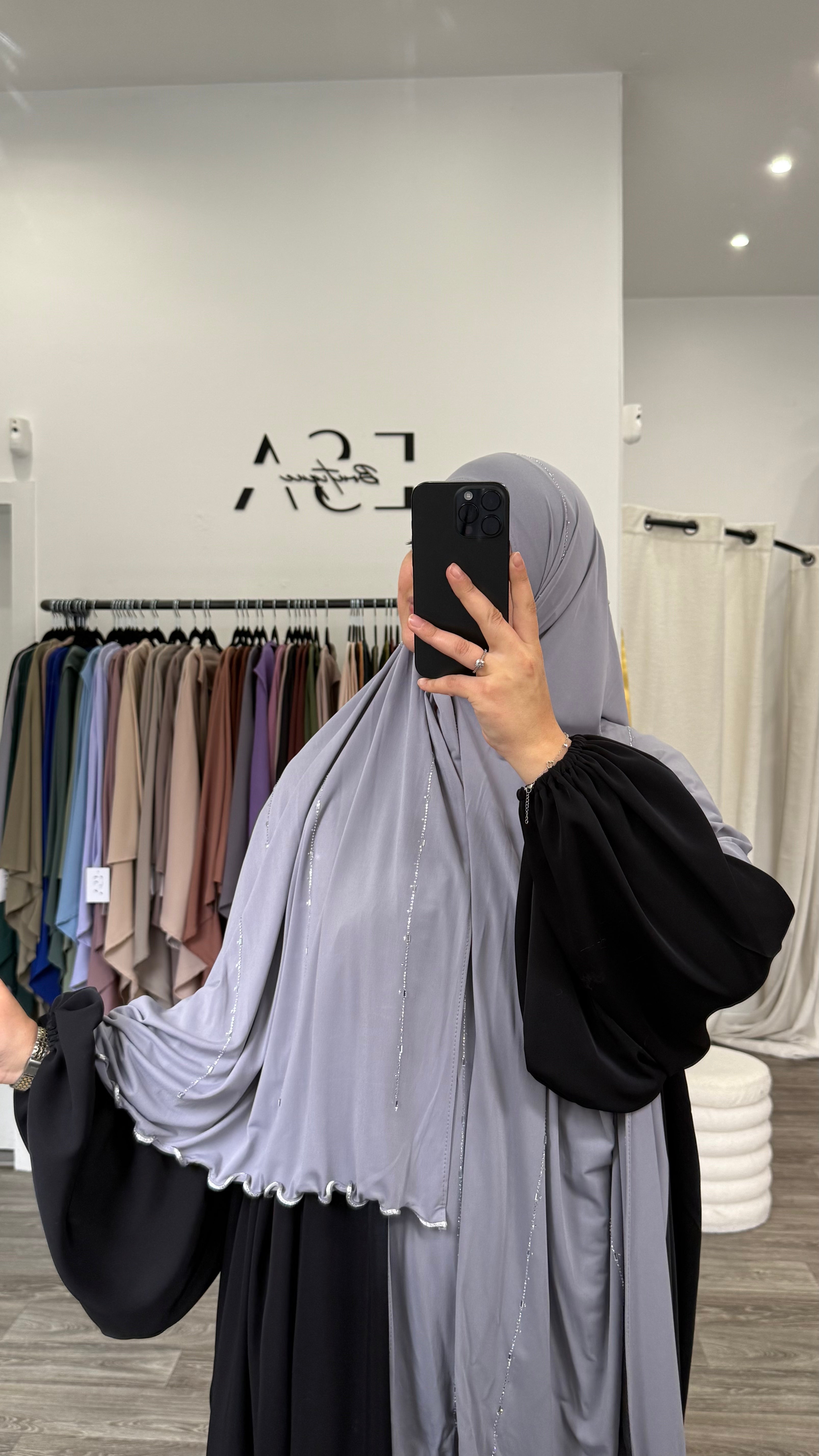 Premium Jersey Rhinestone Hijab