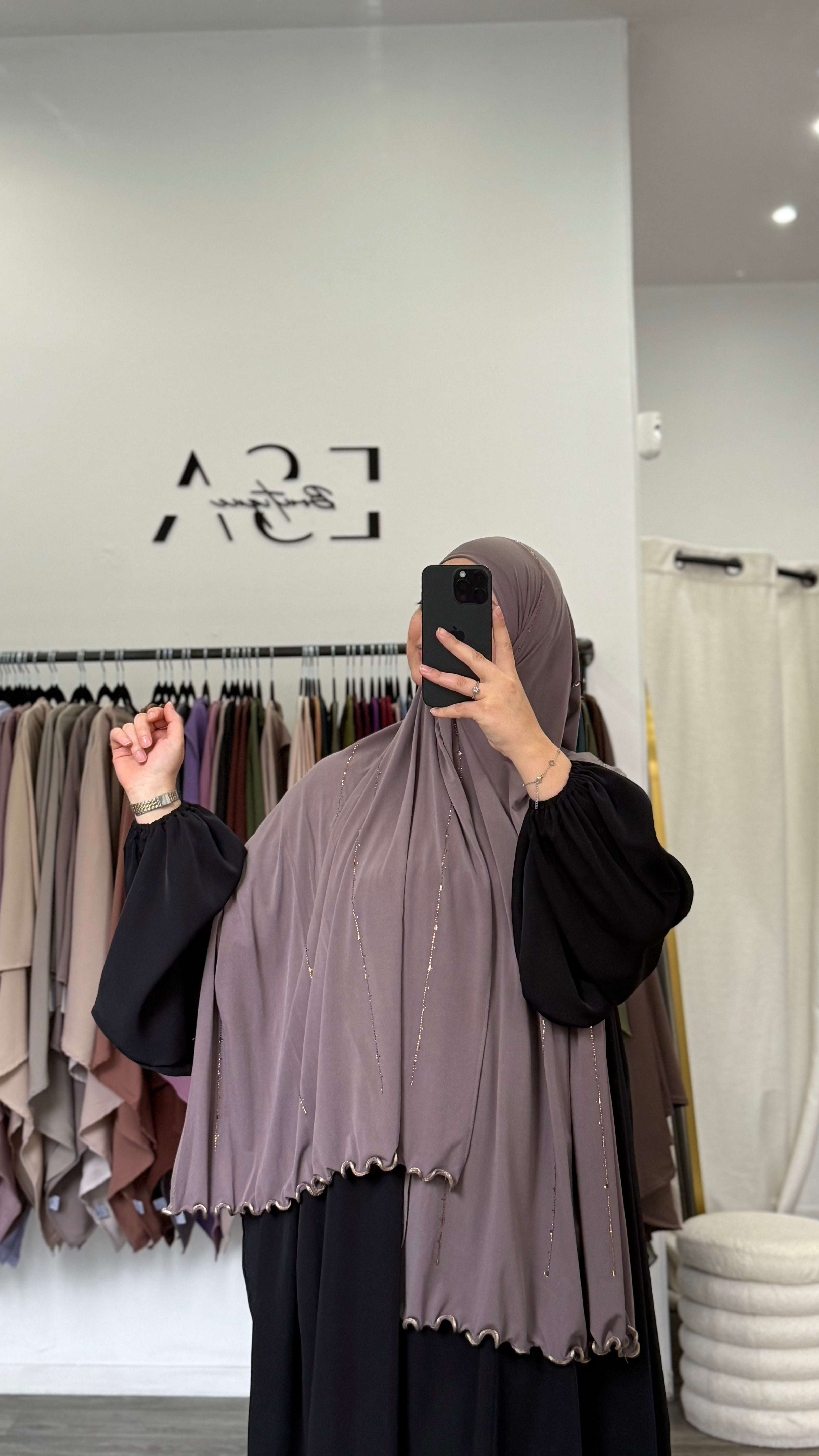 Premium Jersey Rhinestone Hijab