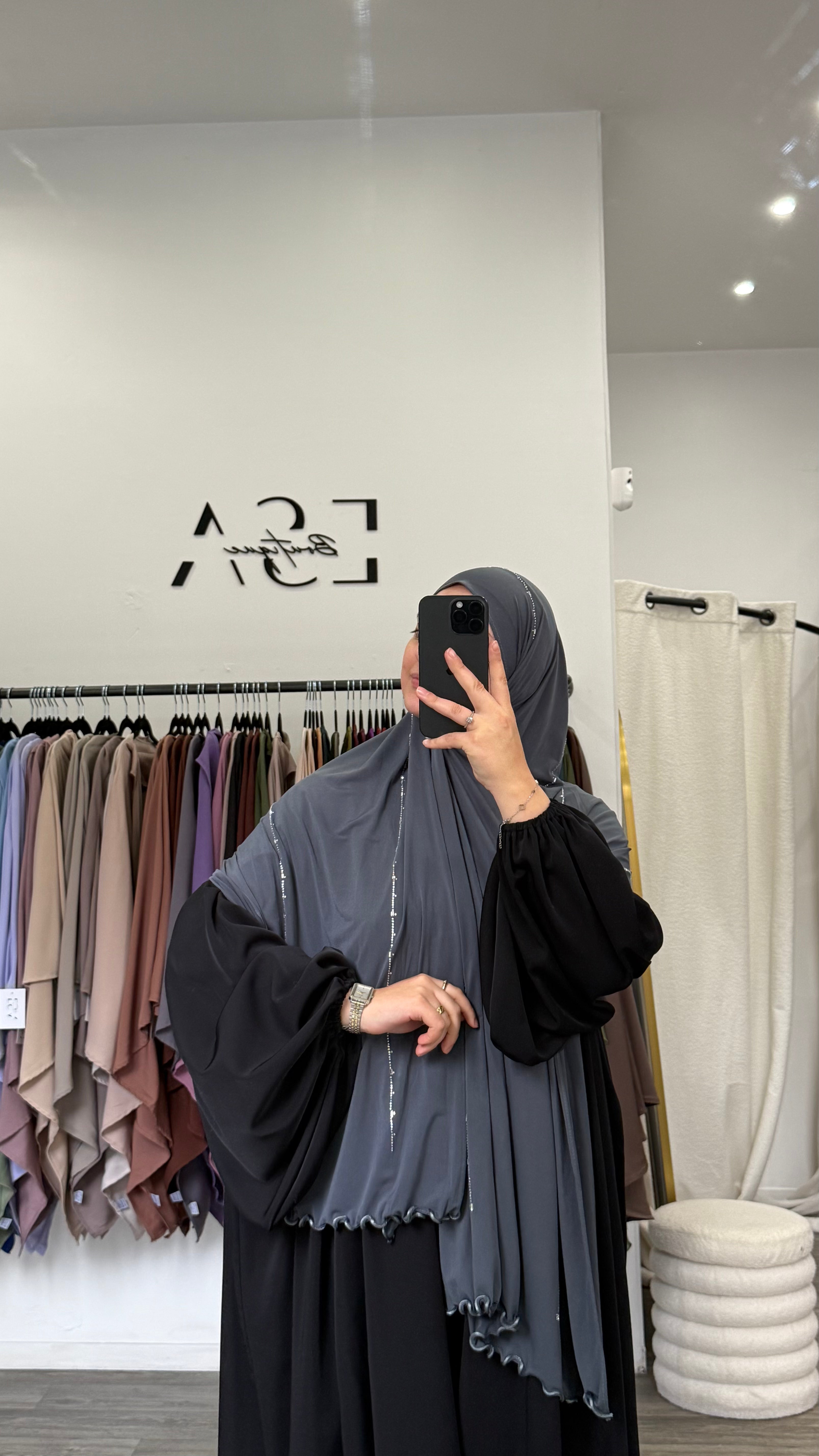 Premium Jersey Rhinestone Hijab