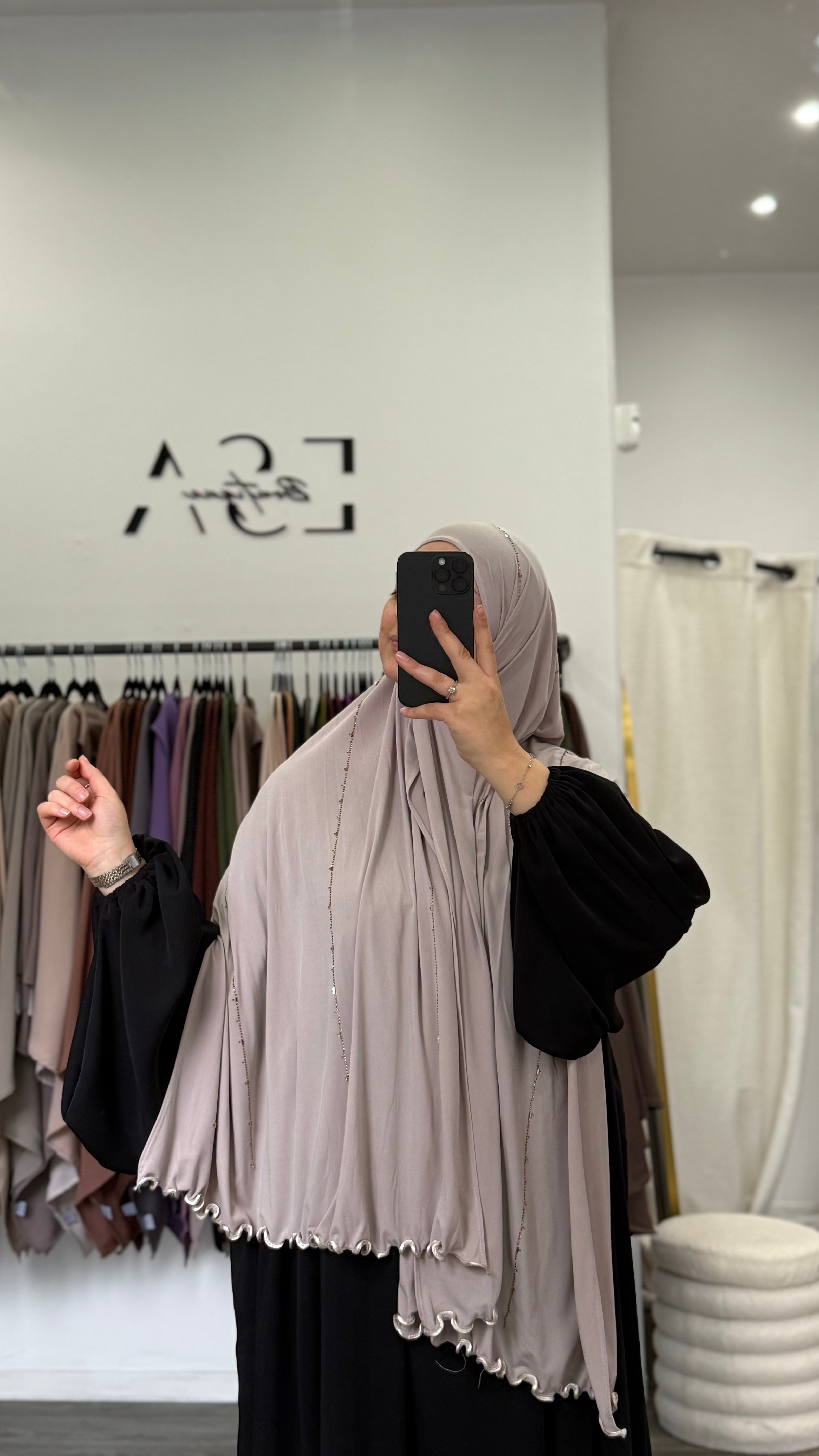 Premium Jersey Rhinestone Hijab