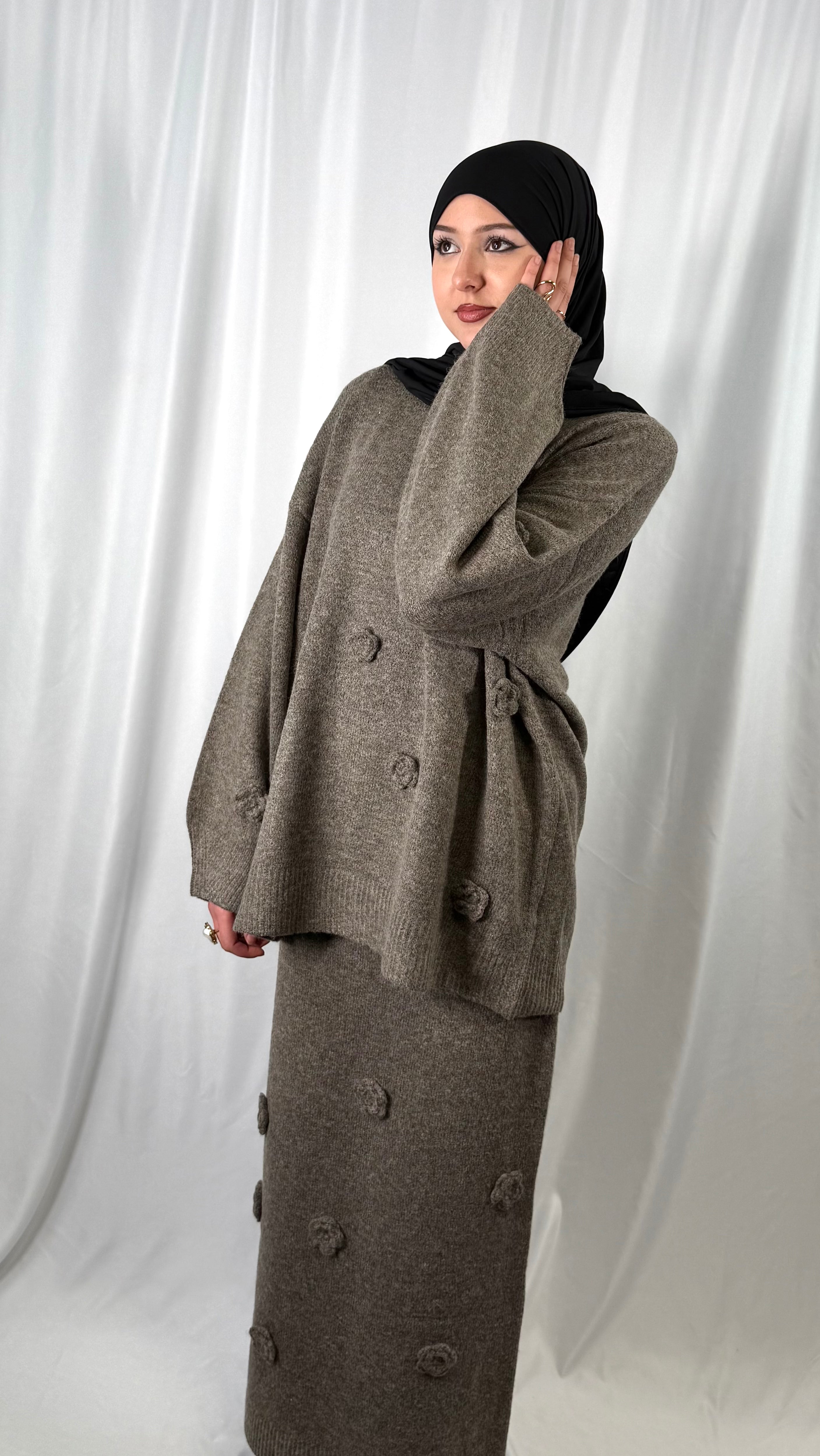 Premium Floral Skirt Set