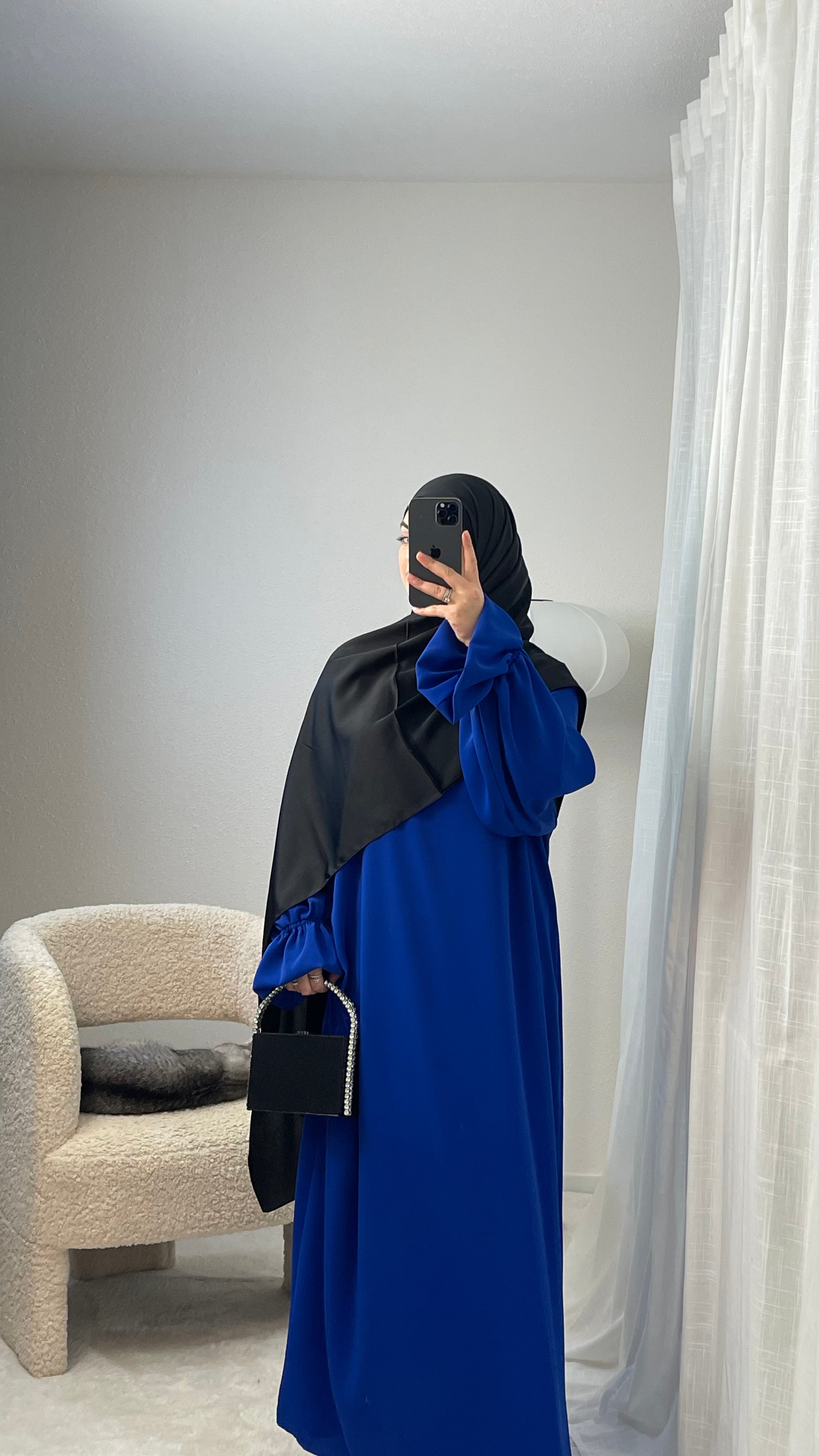 Flower Sleeve Abaya