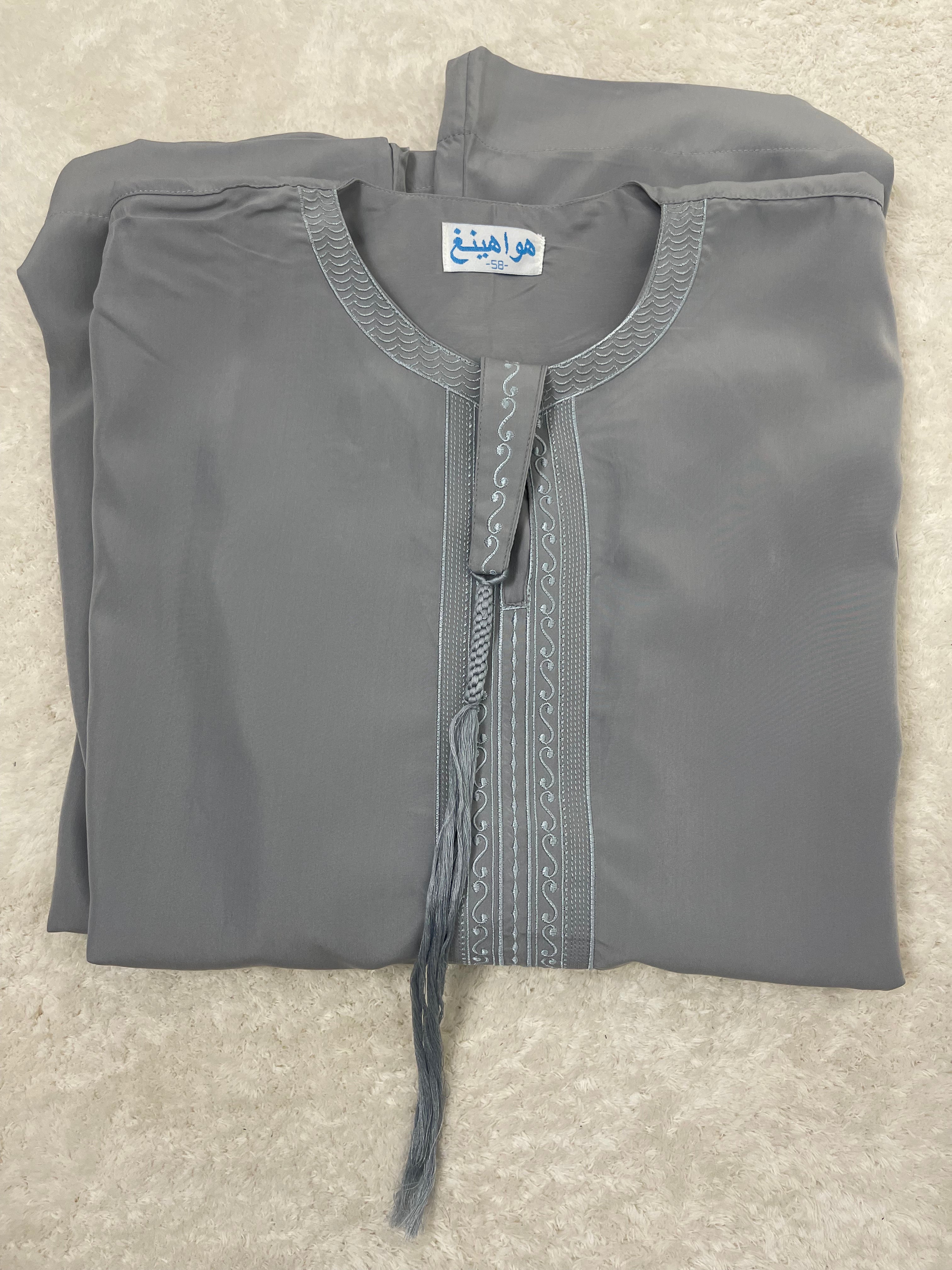 Emirati Qamis with Gray tie